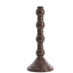 -- Kandelaar Ø10x25 cm  dark brown