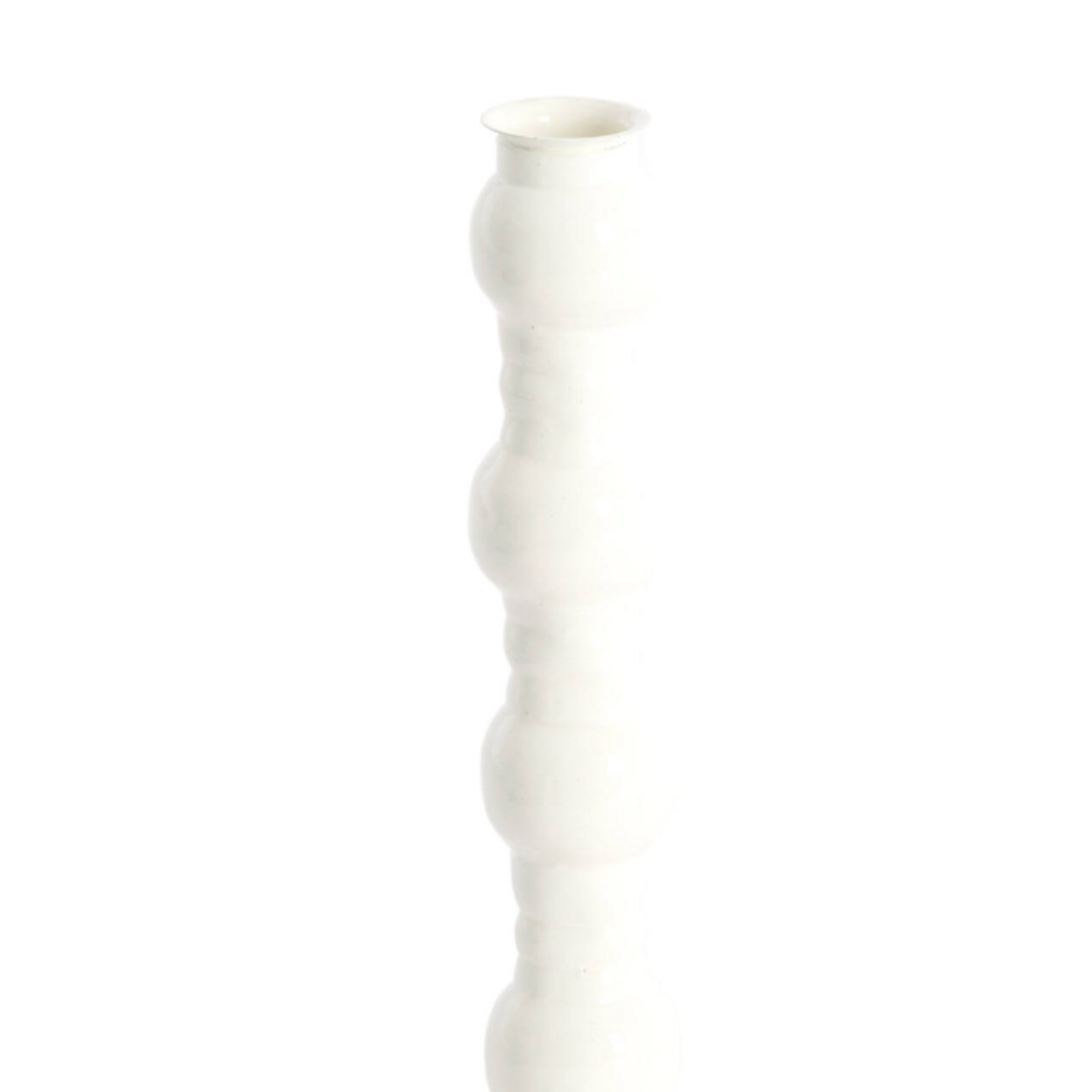 -- Kandelaar Ø10x25 cm  creme wit