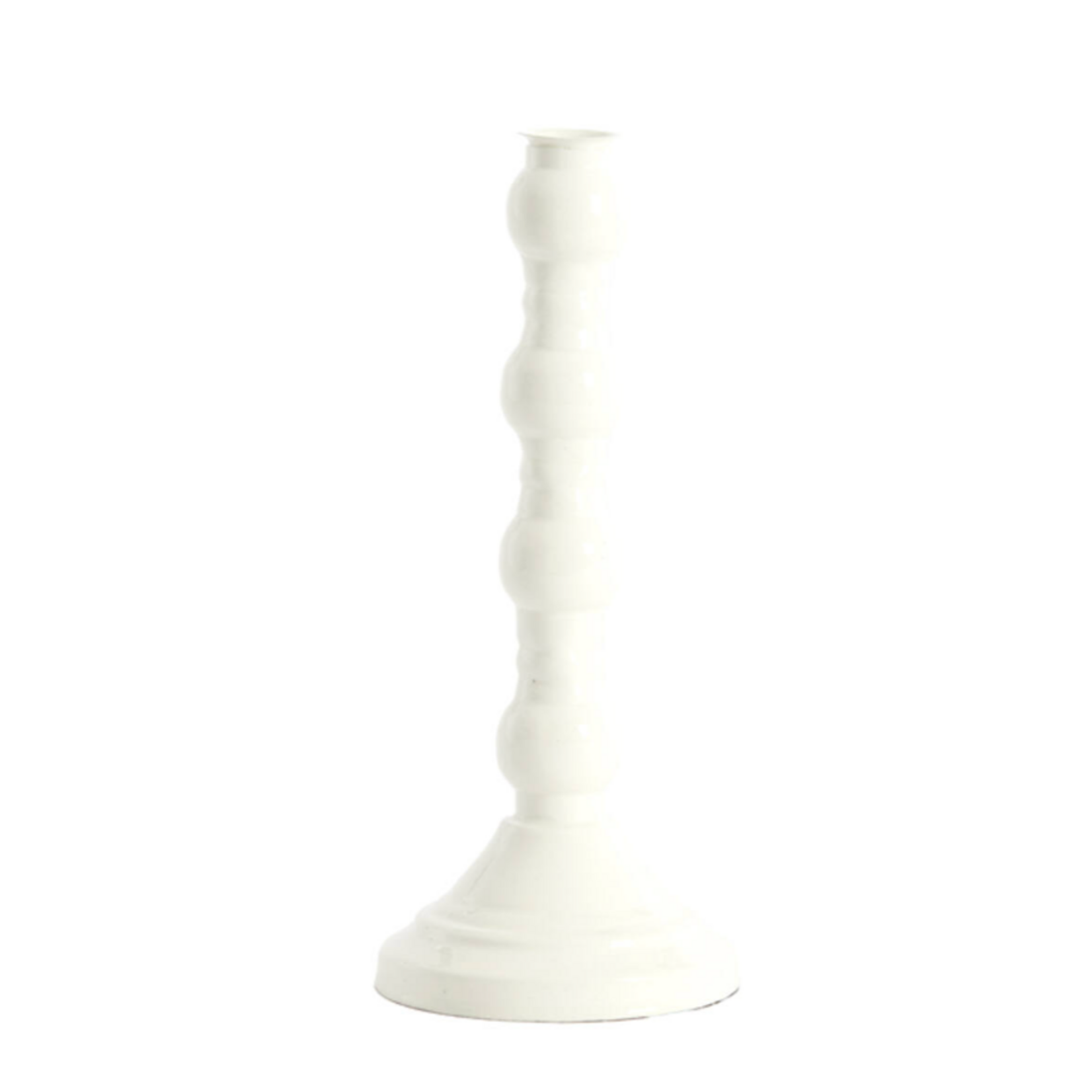 -- Kandelaar Ø10x25 cm  creme wit