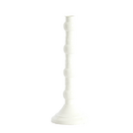 -- Kandelaar Ø10x31 cm  creme wit