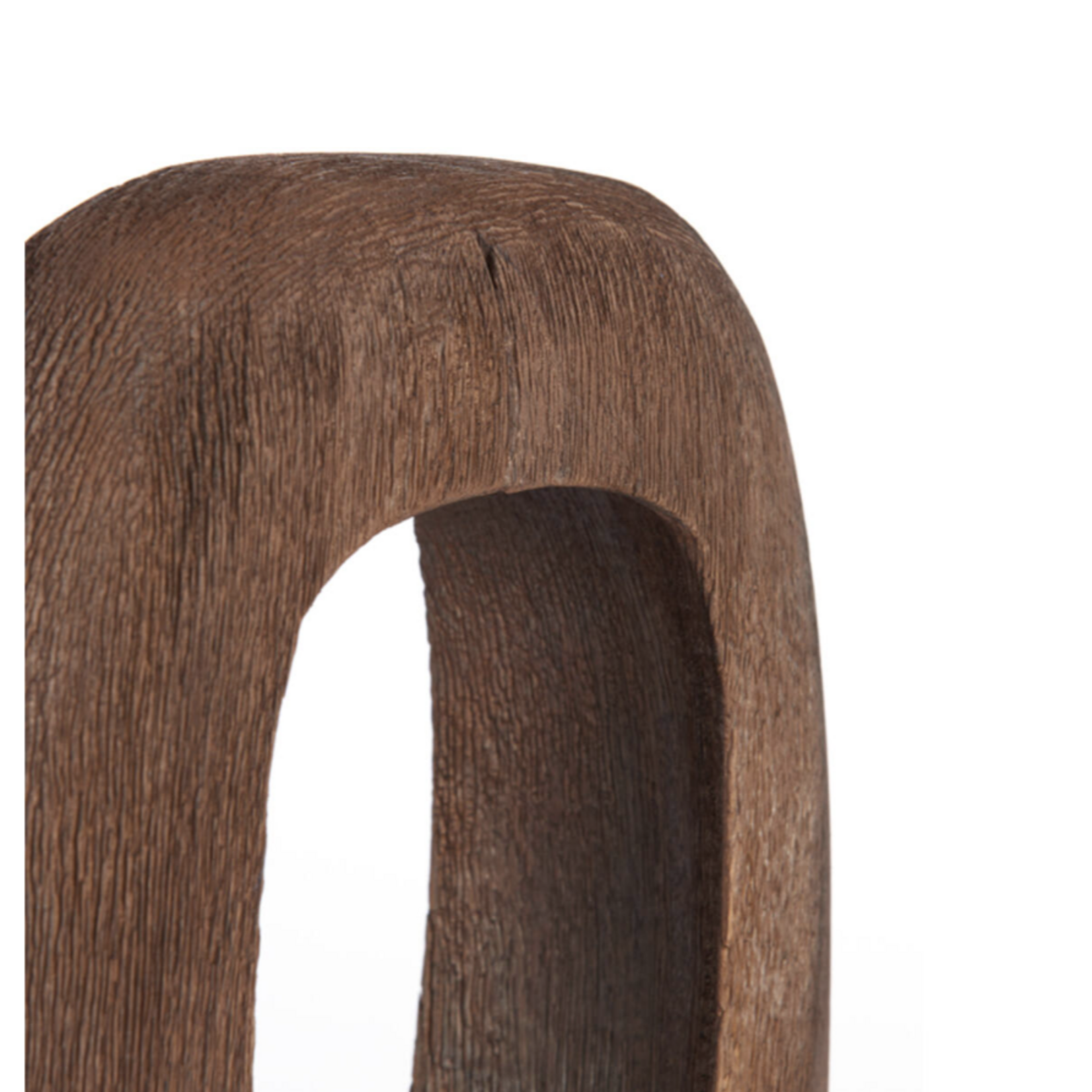 -- Tafellamp 24x8x30 cm hout chocolade bruin