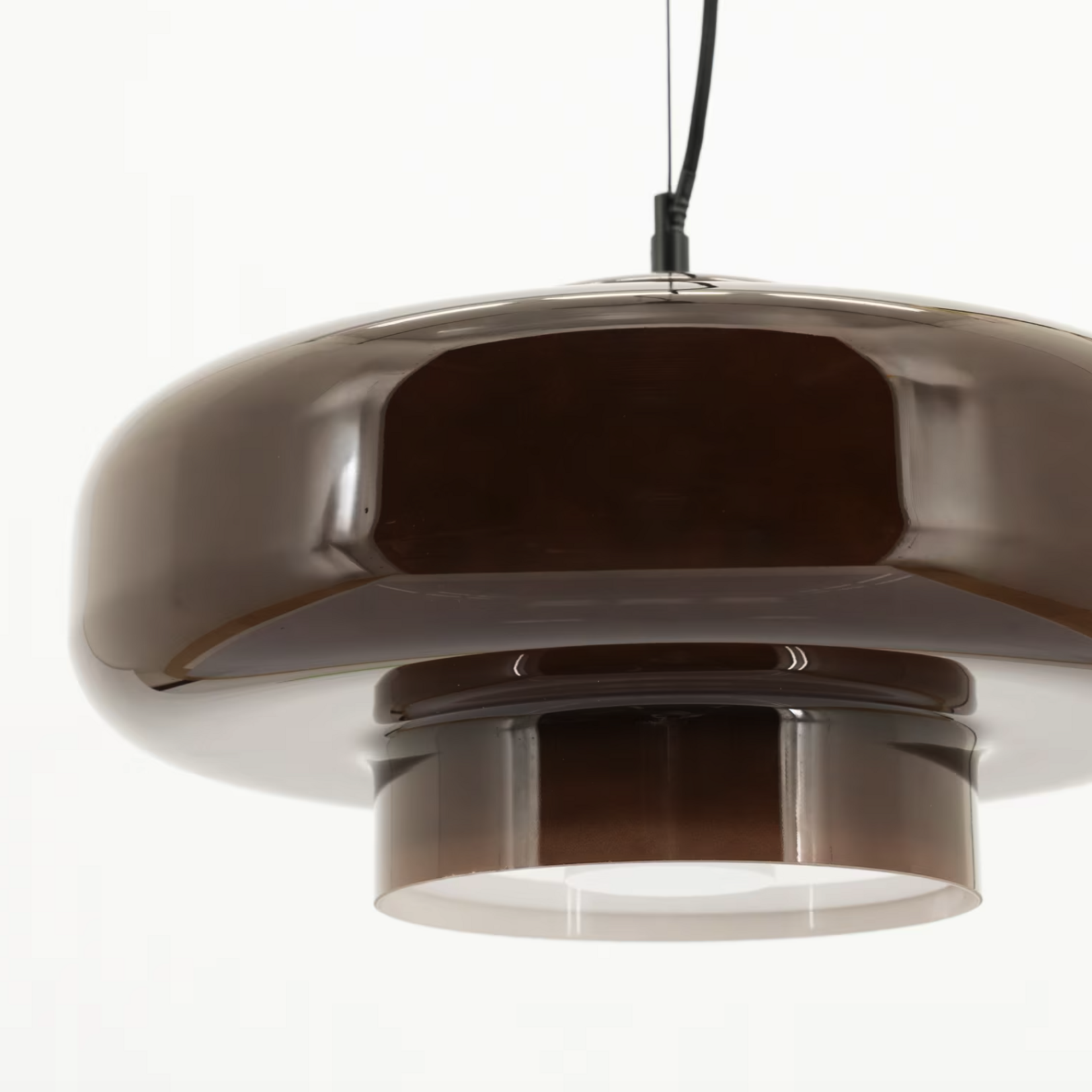 BY BOO BY-BOO - Hanglamp Vetro glas Bruin