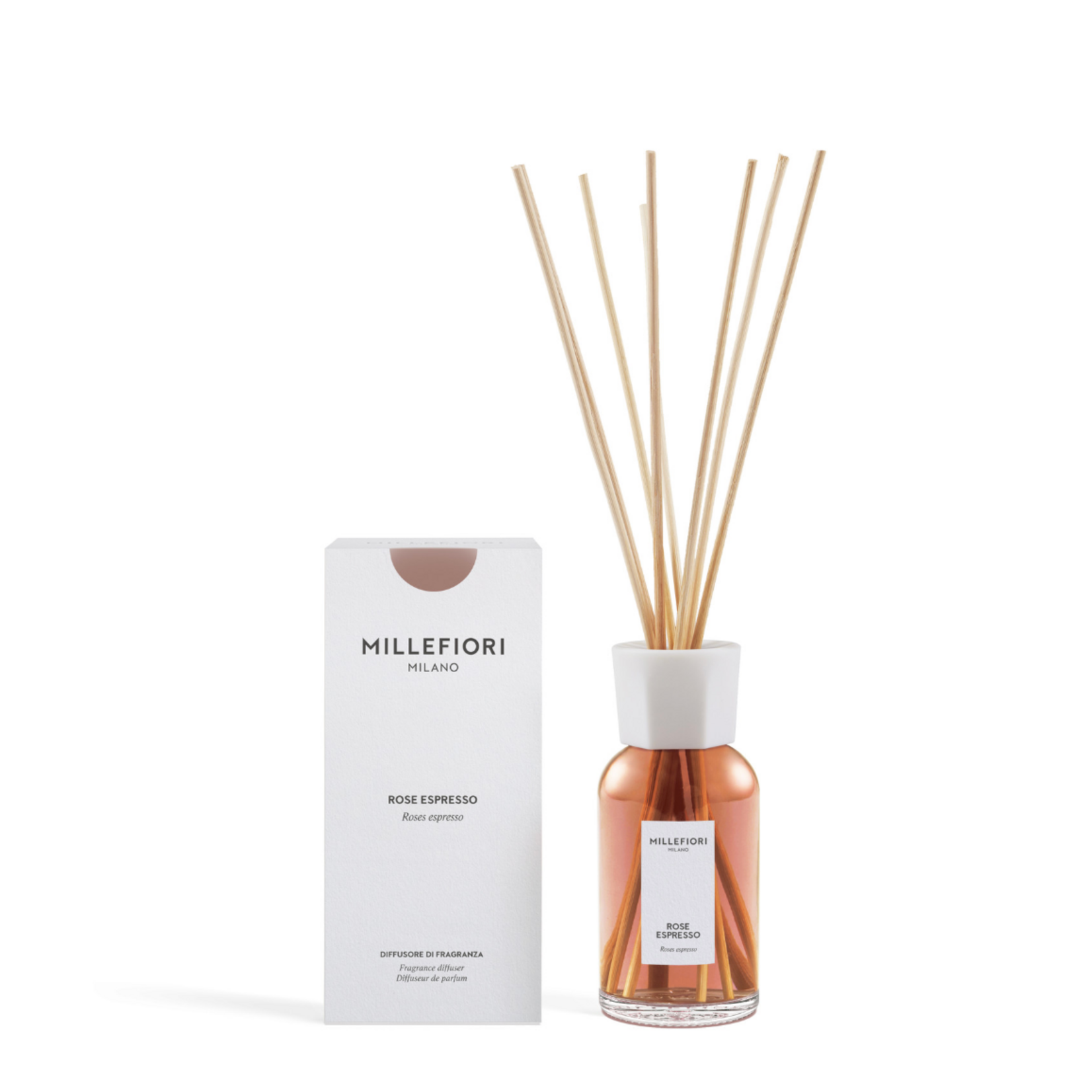 MILLEFIORI MILANO MILLEFIORI MILANO - Reed diffuser Rose Espresso 100ml