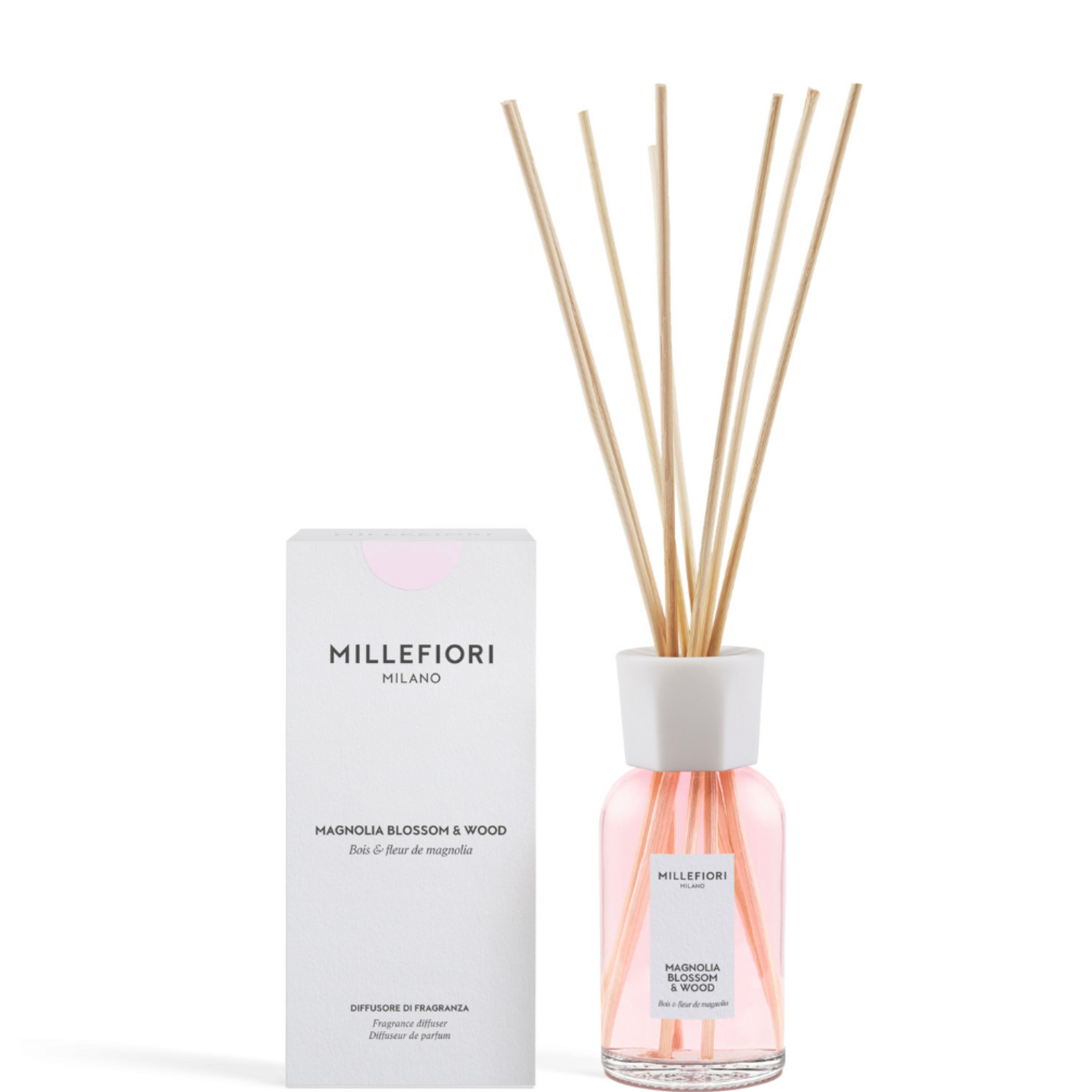 MILLEFIORI MILANO MILLEFIORI MILANO - Reed Diffuser 250 ml Magnolia Blossom & Wood