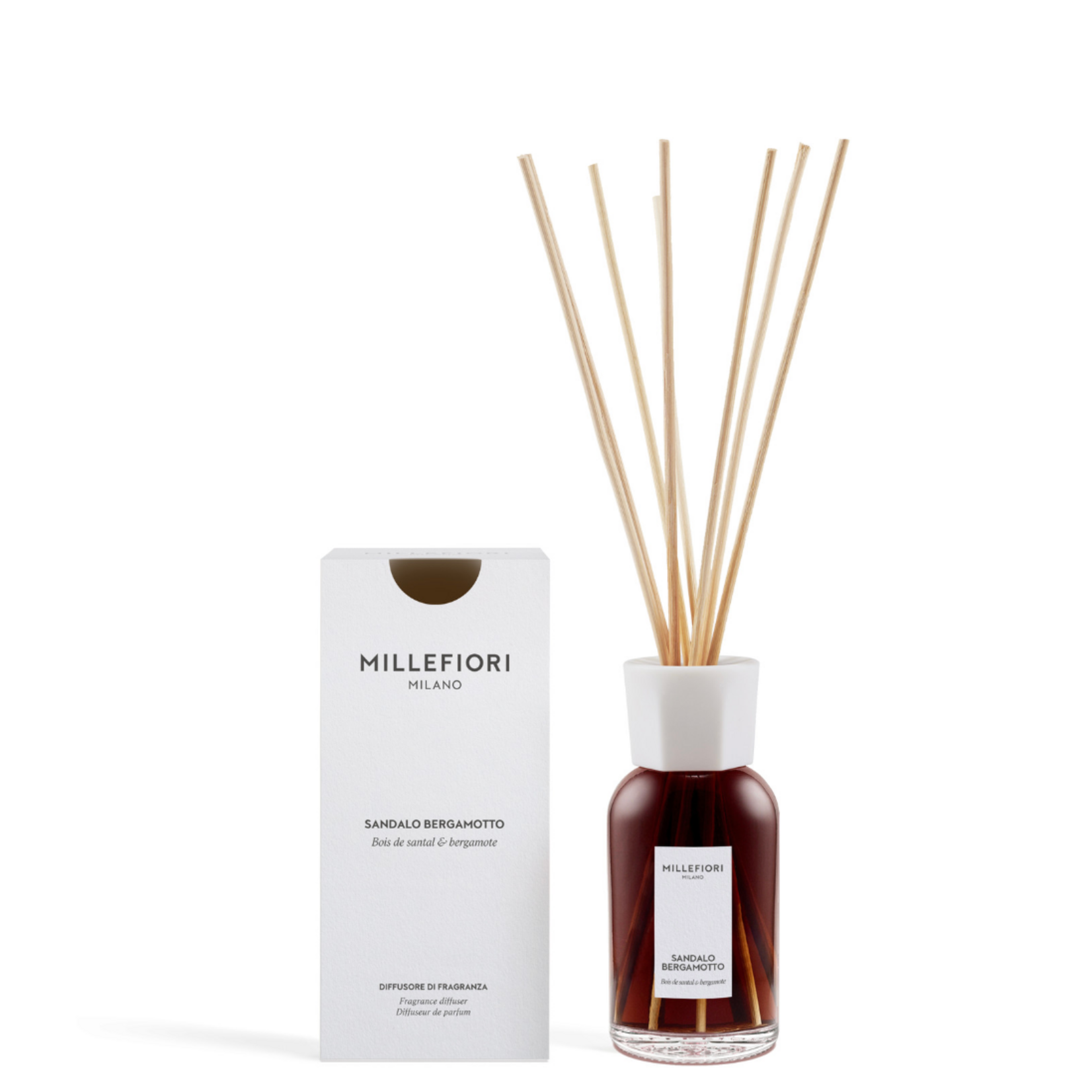 MILLEFIORI MILANO MILLEFIORI MILANO - Reed Diffuser 250 ml Sandalo Bergamotto