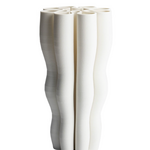 ISAA ISAA - Vaas Scarus 15x30cm wit