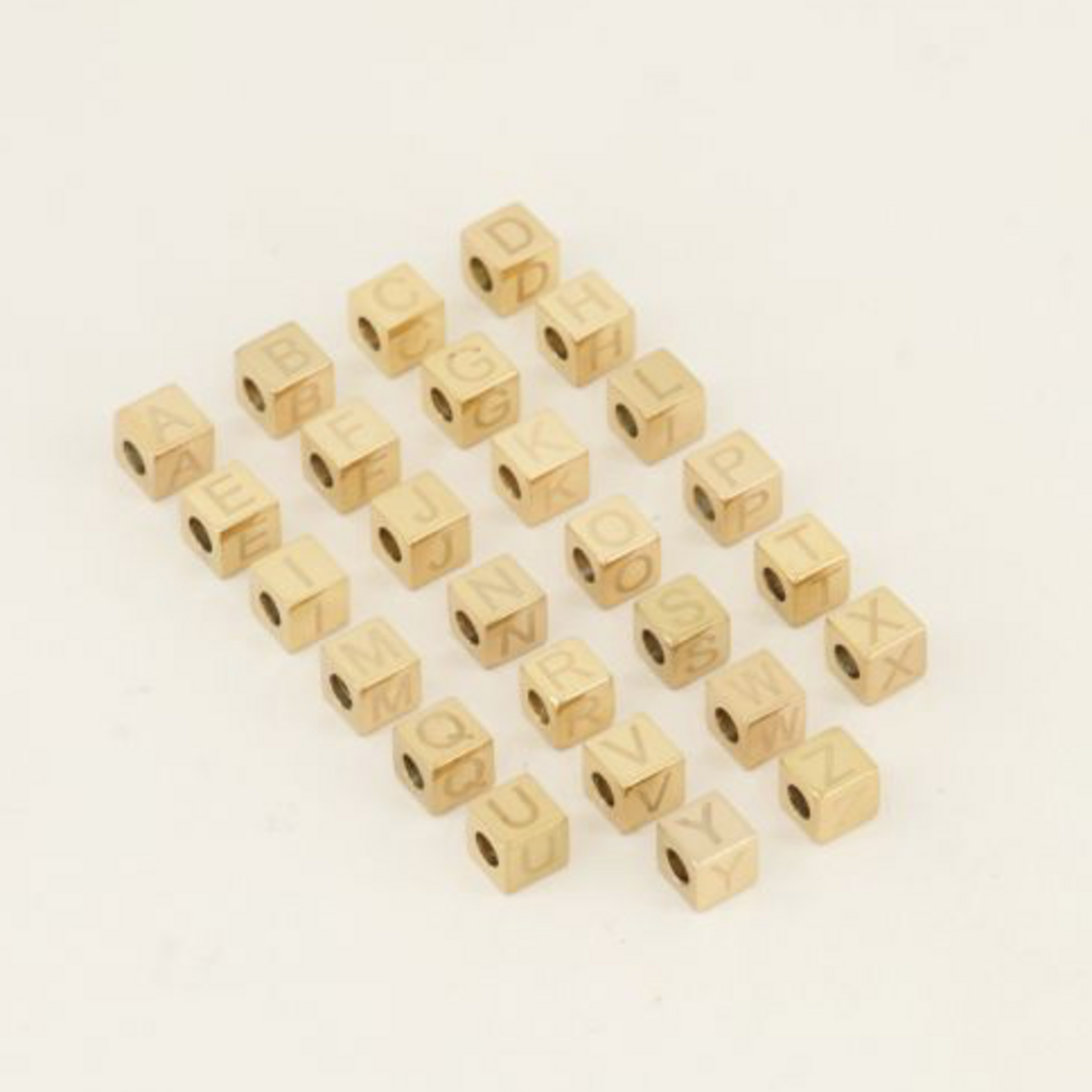 MY JEWELLERY MY JEWELLERY - Cubes bedel Initiaal A t/m Z Goud