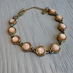 QOSS QOSS - Armband  Loïs goud bol nude uni