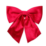 KOLONY Stoffen strik op kaart 30cm rood