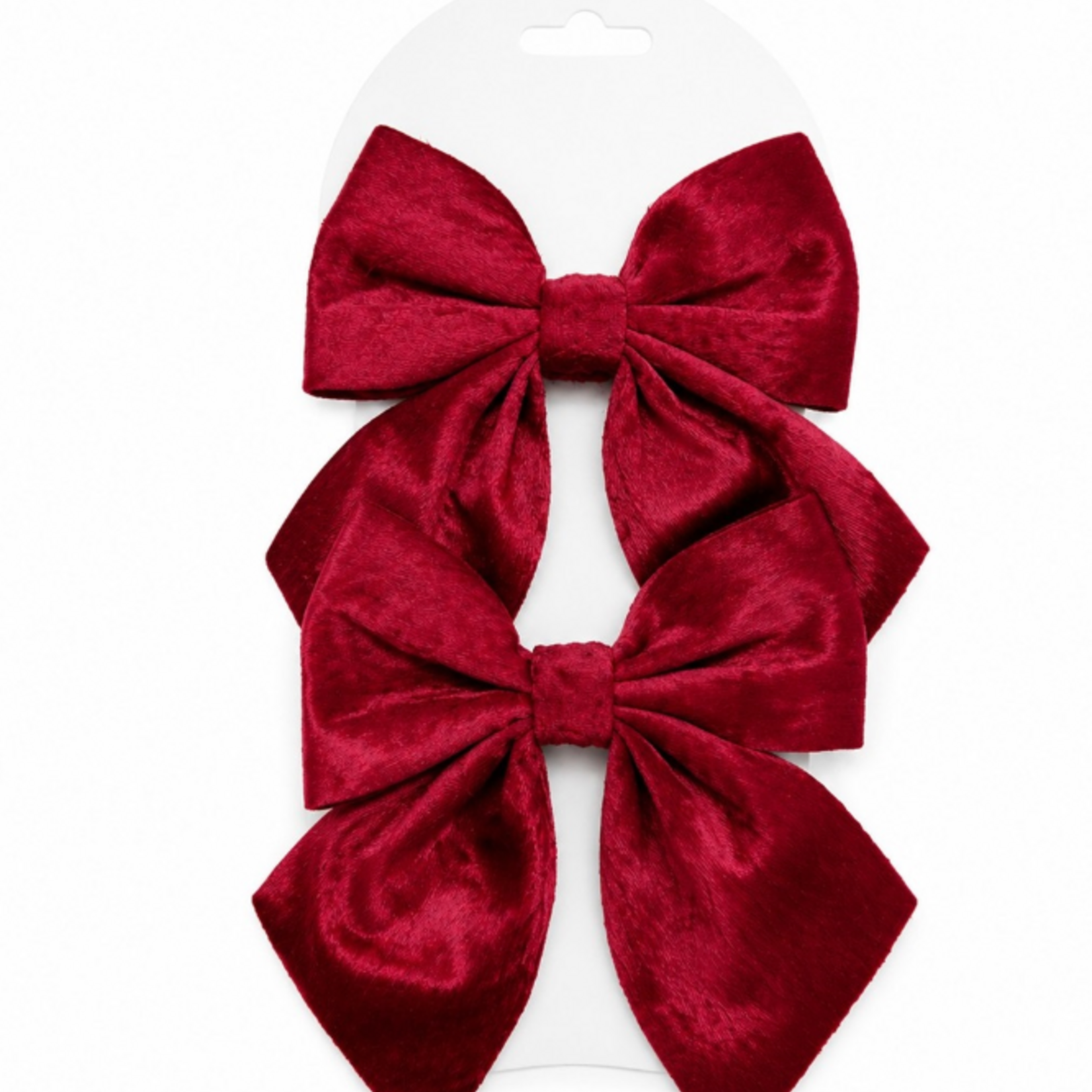 KOLONY Stoffen strik set van 2 rood 13cm
