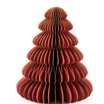 KOLONY Papieren kerstboom burgundy 17cm