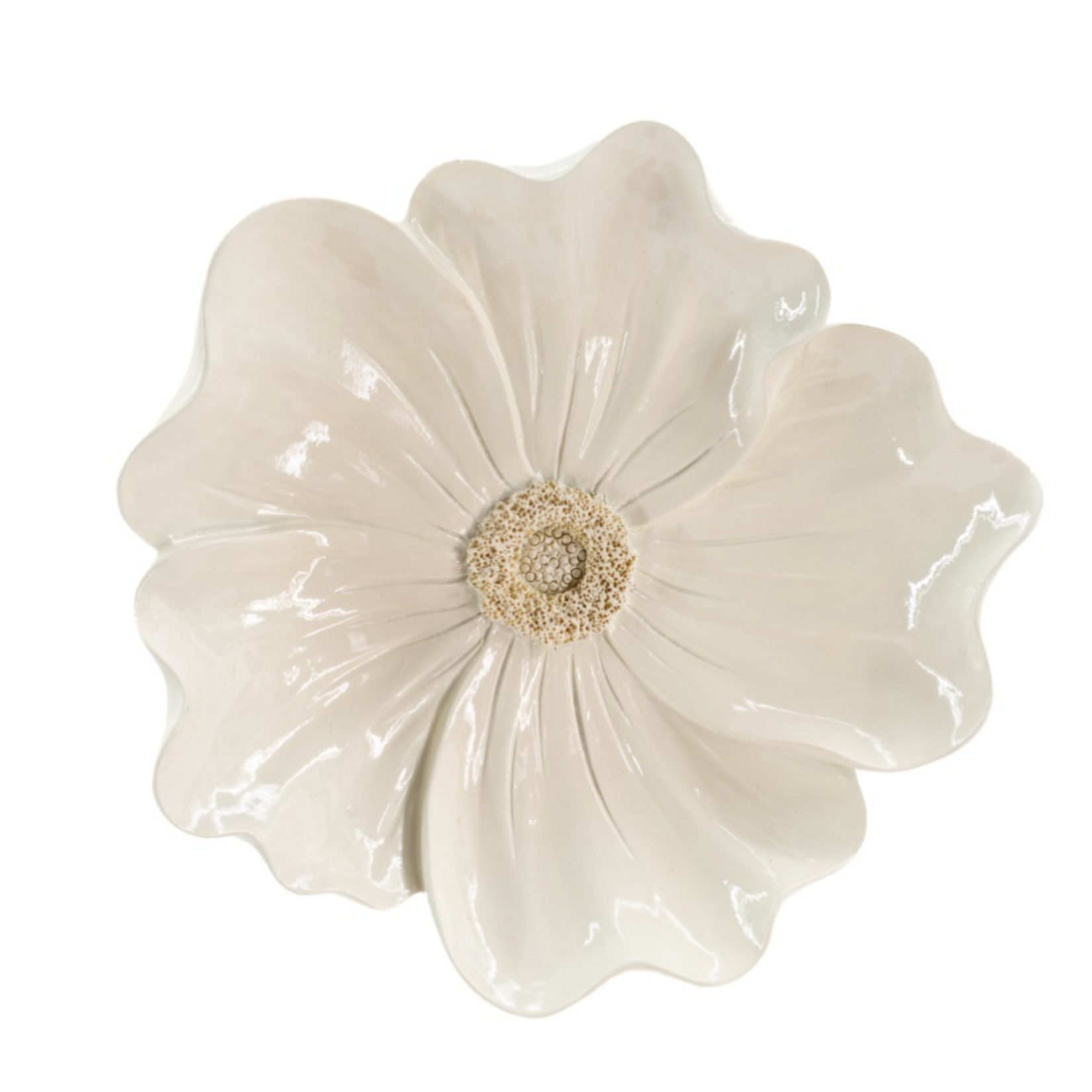 KOLONY Wanddecoratie bloem zalea beige