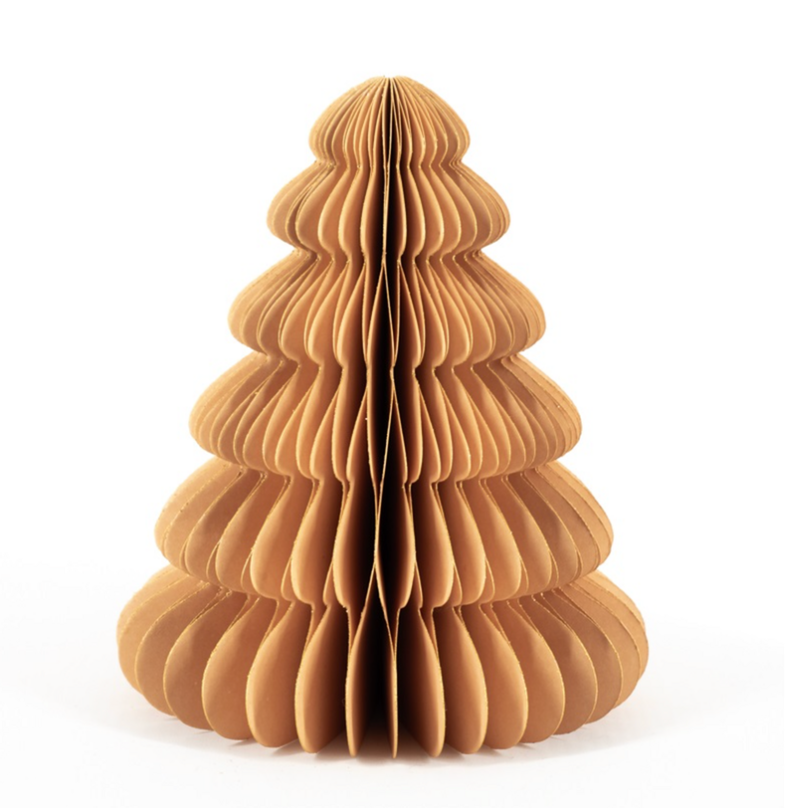 KOLONY Papieren kerstboom oranje 17cm