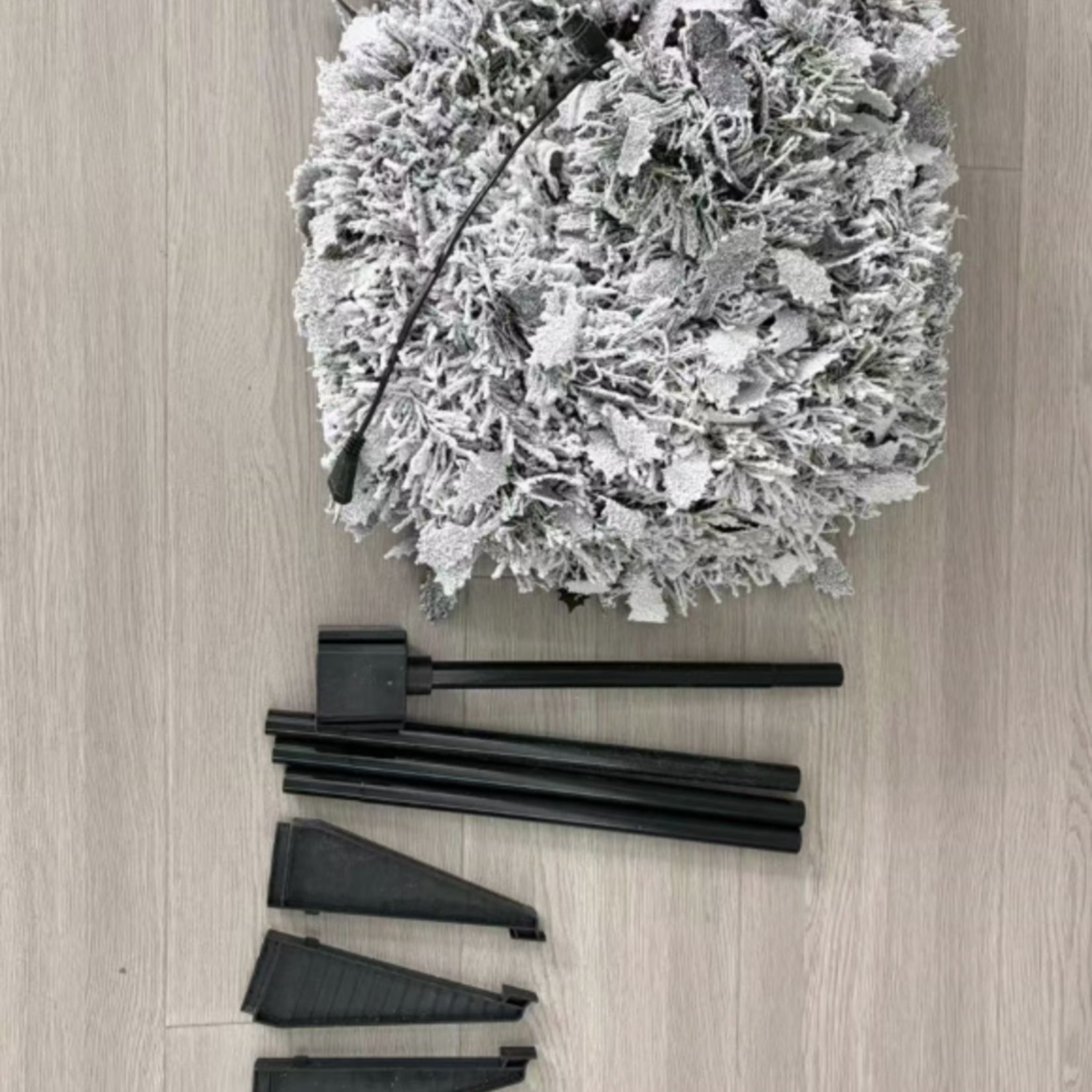 KOLONY Opvouwbare kerstboom Tinsel met verlichting L 60x60x210cm