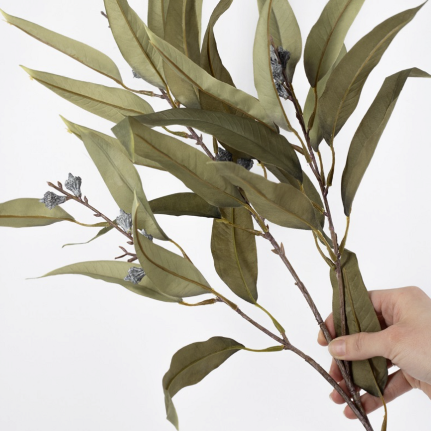 KOLONY Kunstbloem eucalytpus 103cm groen