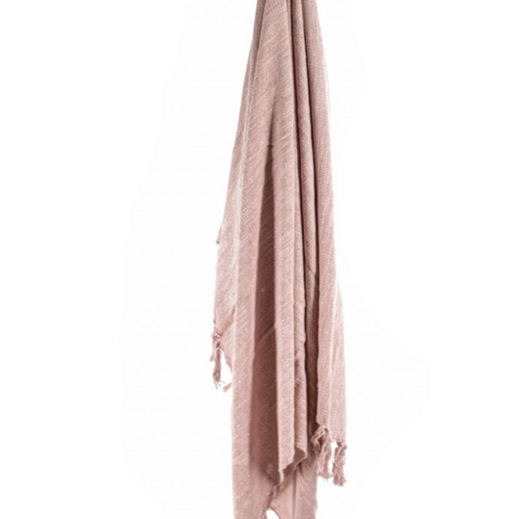 KOLONY Plaid cosy 130x160cm old pink