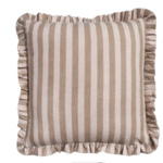 KOLONY kussen striped roezels  beige 50x50cm