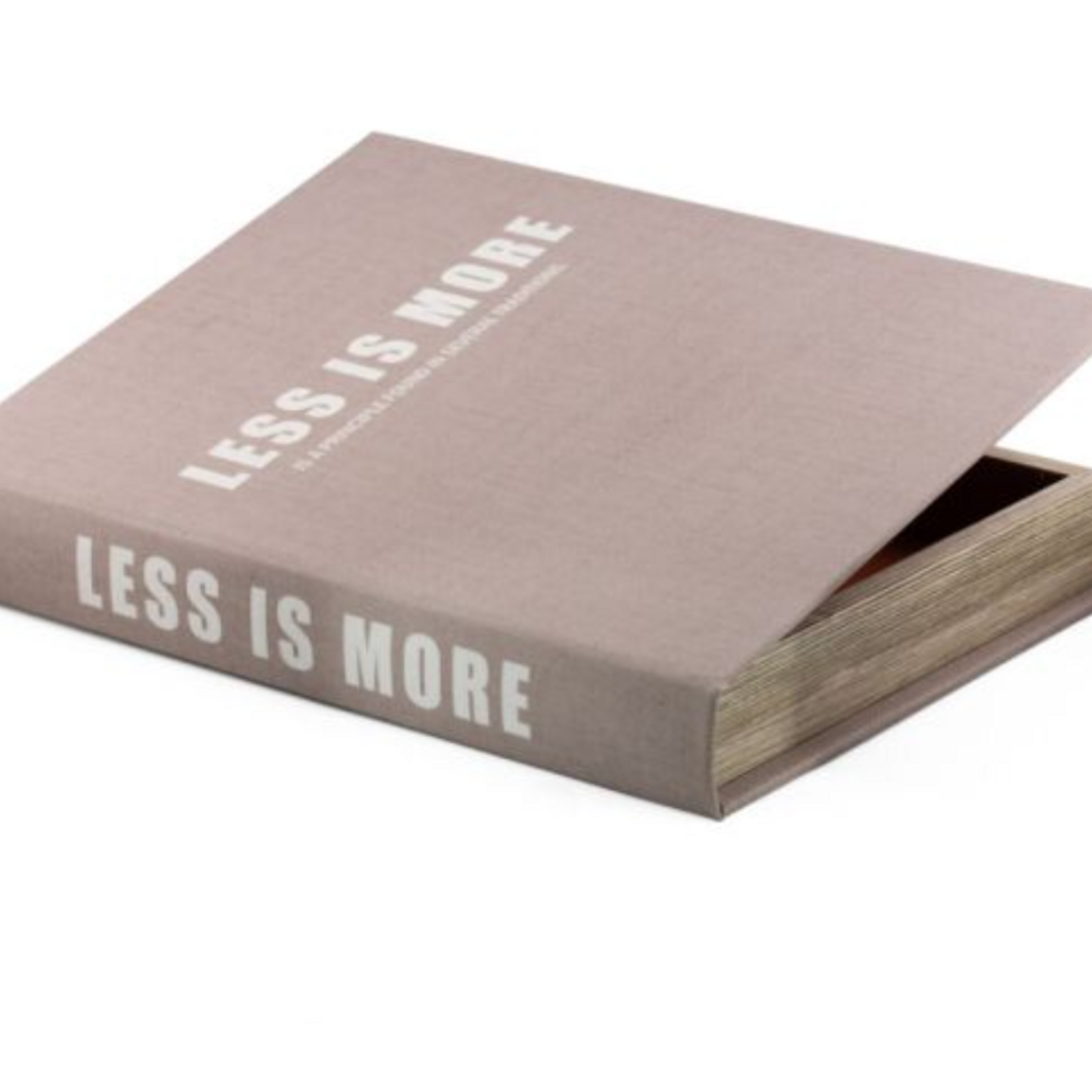 KOLONY Opbergboek koffietafel less is more  28,5x22cm