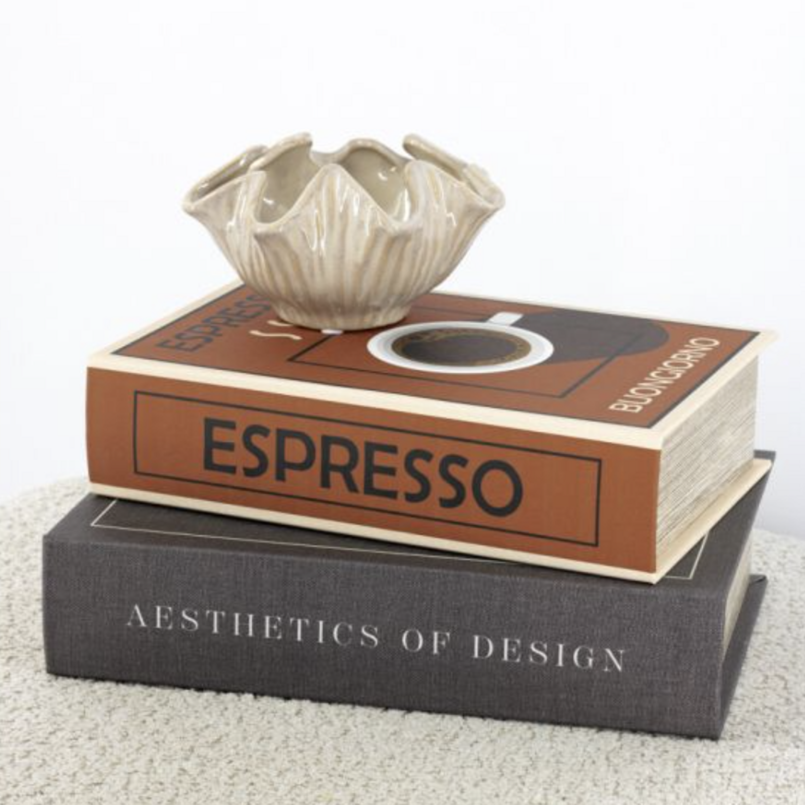 KOLONY Opbergboek koffietafel espresso 27x18cm