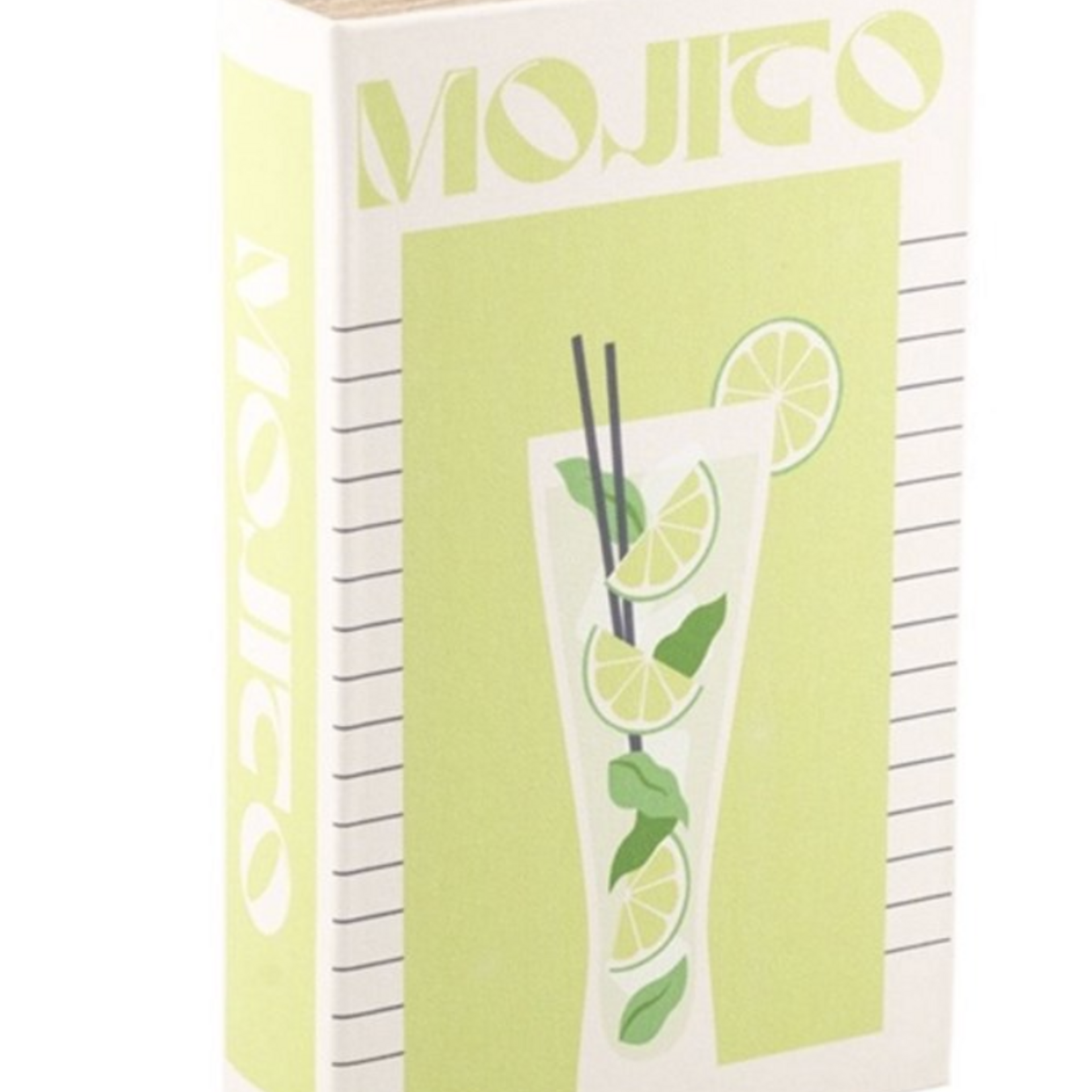 KOLONY Opbergboek koffietafel mojito 21x13cm