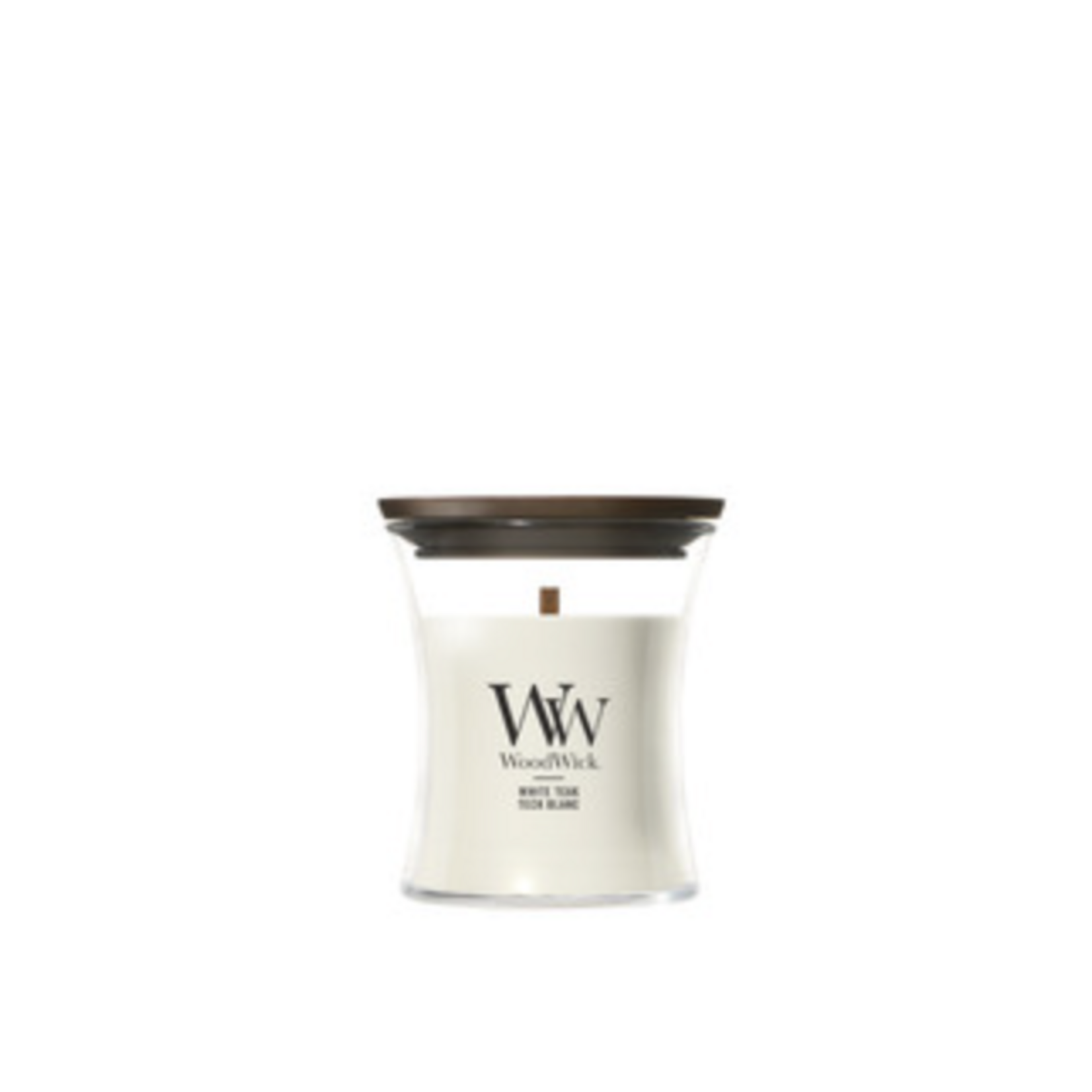 WOODWICK WOODWICK - Candle White teak