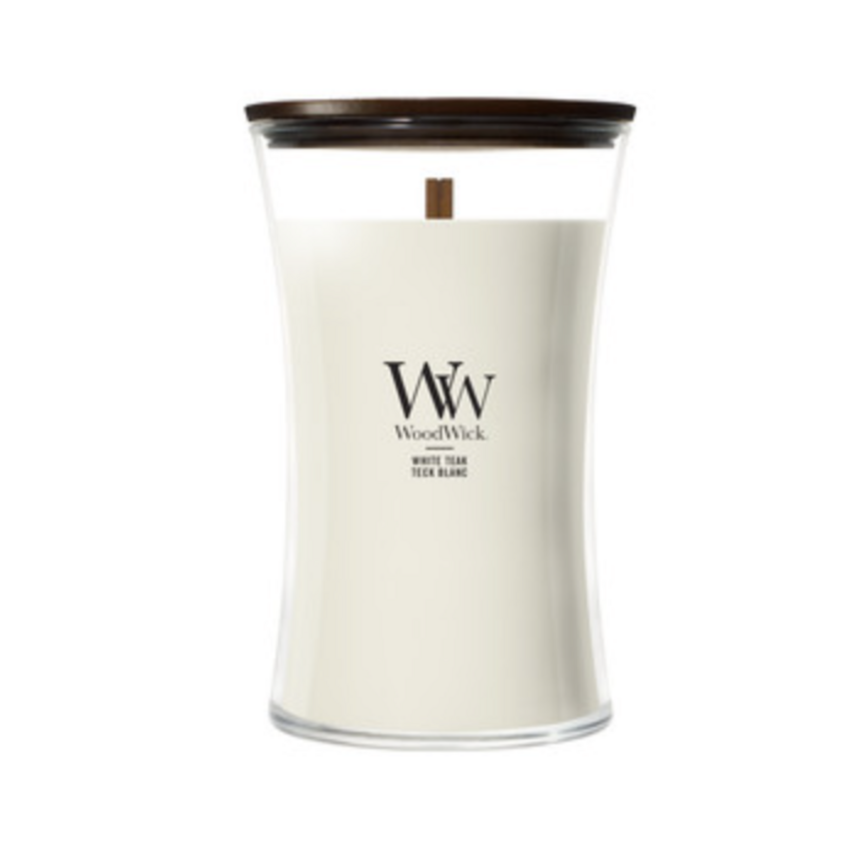WOODWICK WOODWICK - Candle White teak