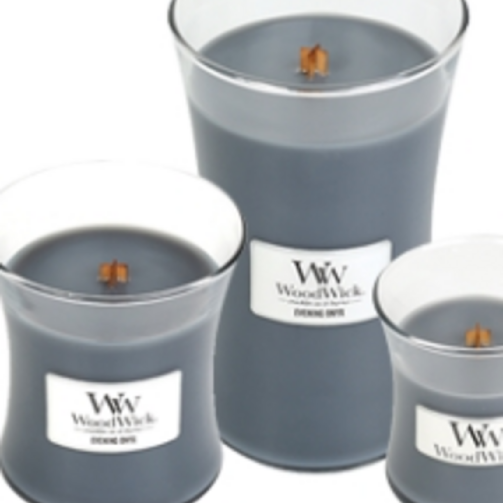 WOODWICK WOODWICK - Candle evening Onyx medium(uitlopend)