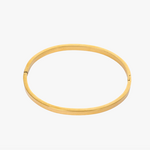 -- Classis Bangle goudkleur stainless steel