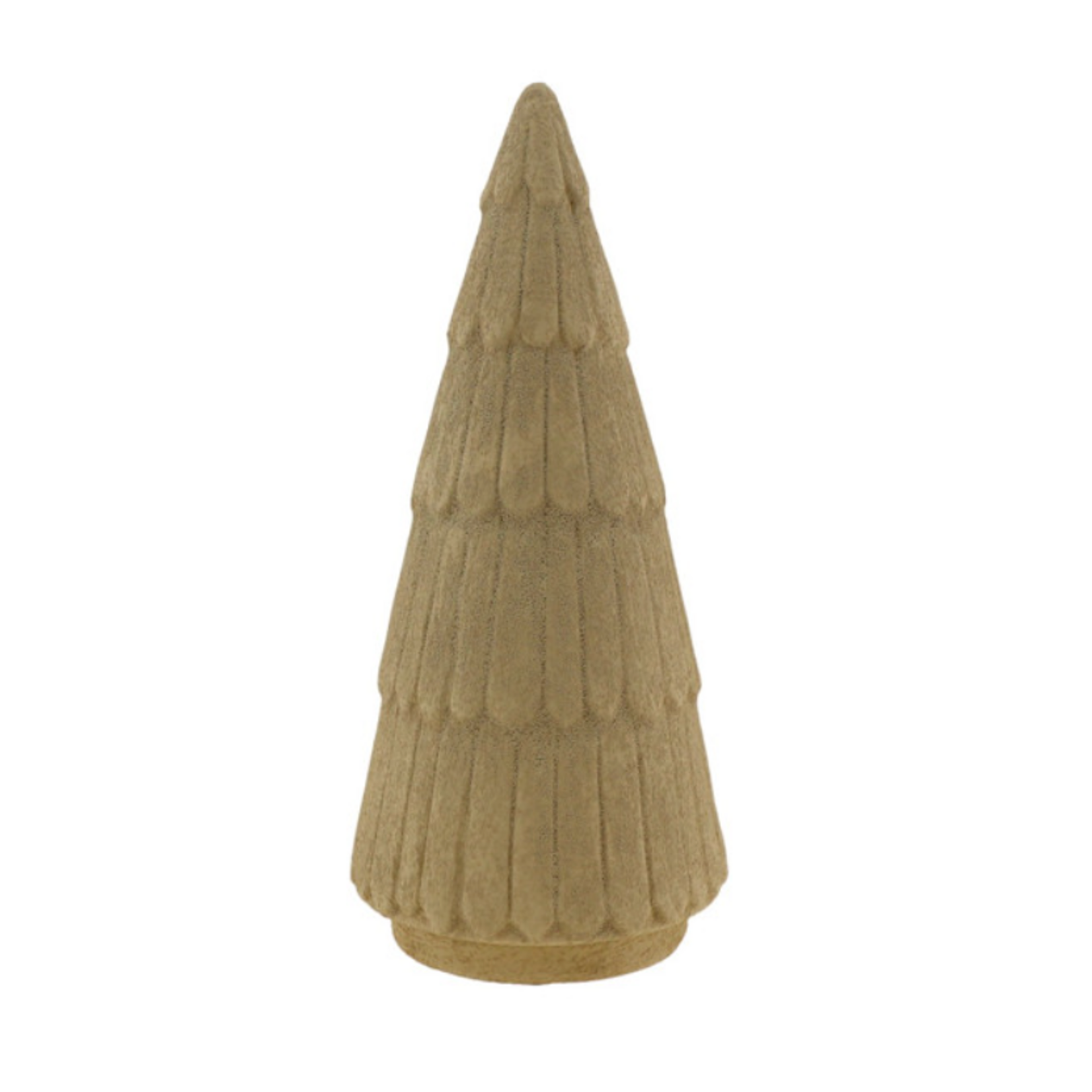 -- HS - Decoratie kerstboom Iver L zand 37,5cm