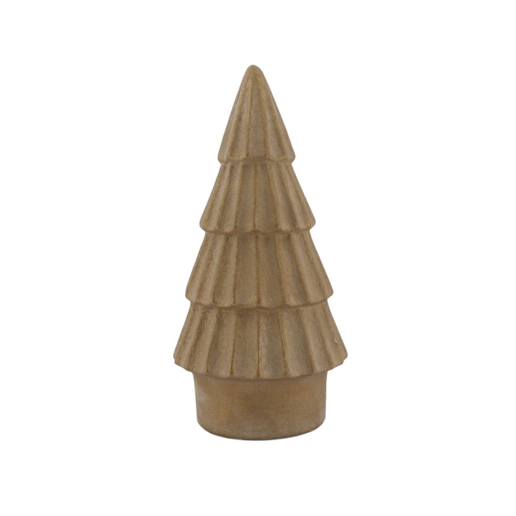 -- HS - Decoratie kerstboom Aros M bruin 28cm