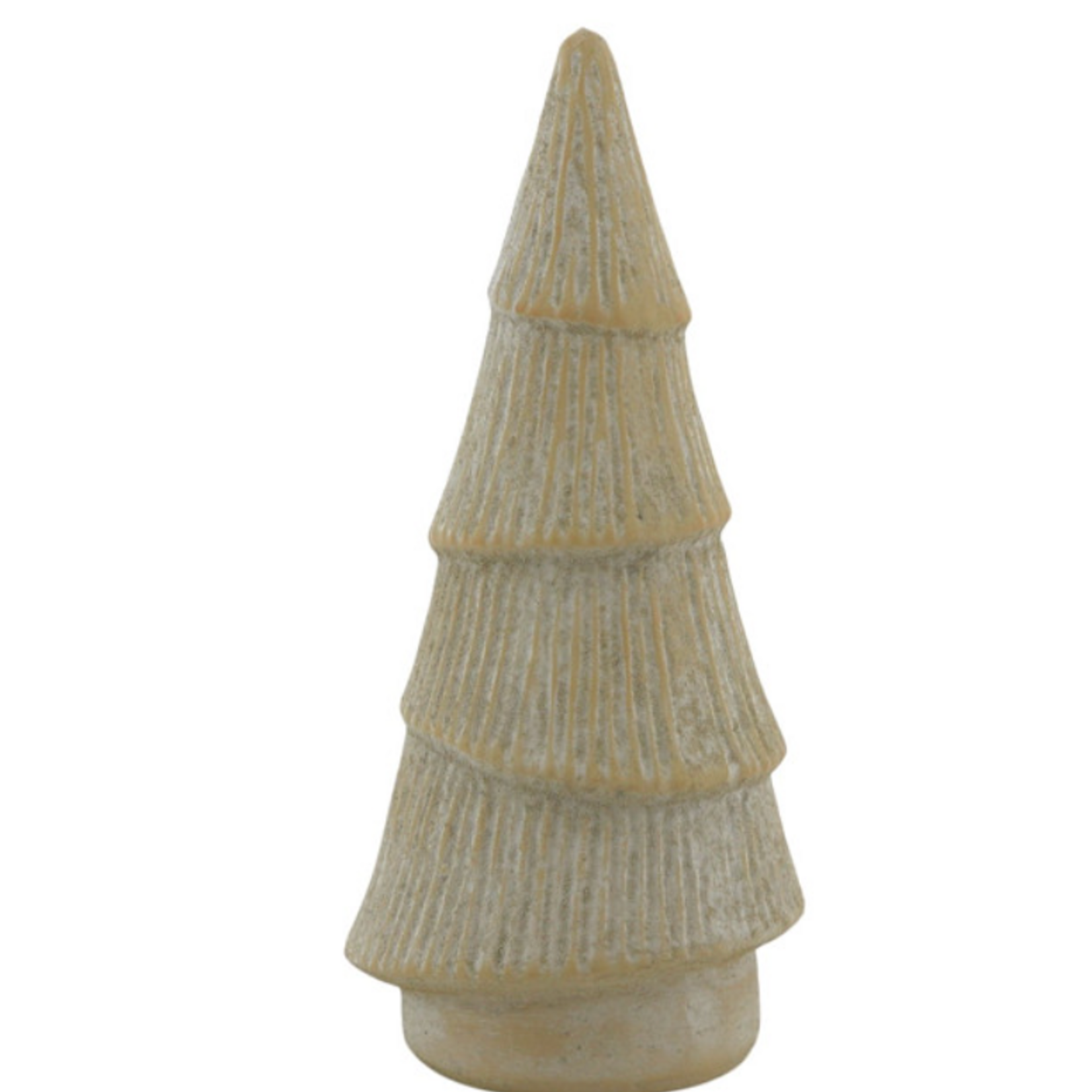 -- HS - Decoratie kerstboom Cera M goud 20cm