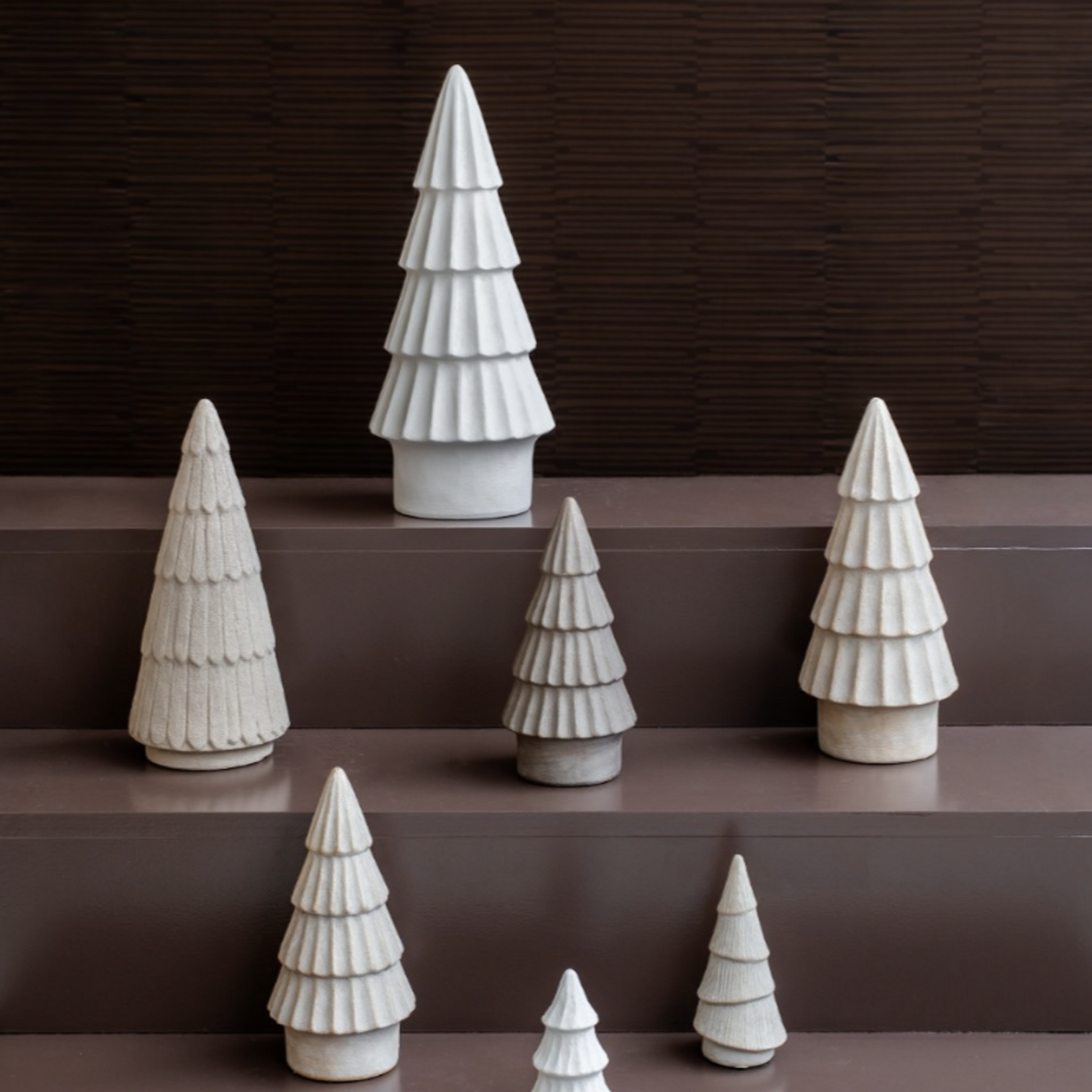 -- HS - Decoratie kerstboom Elva S beige 14,5cm