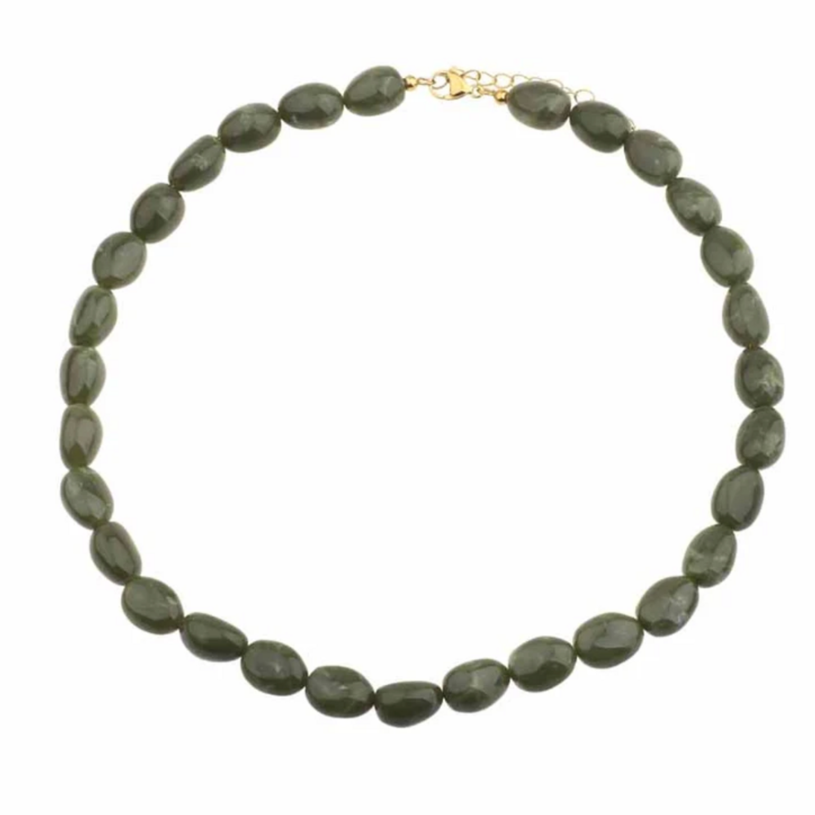 -- KETTING - Kralen groen