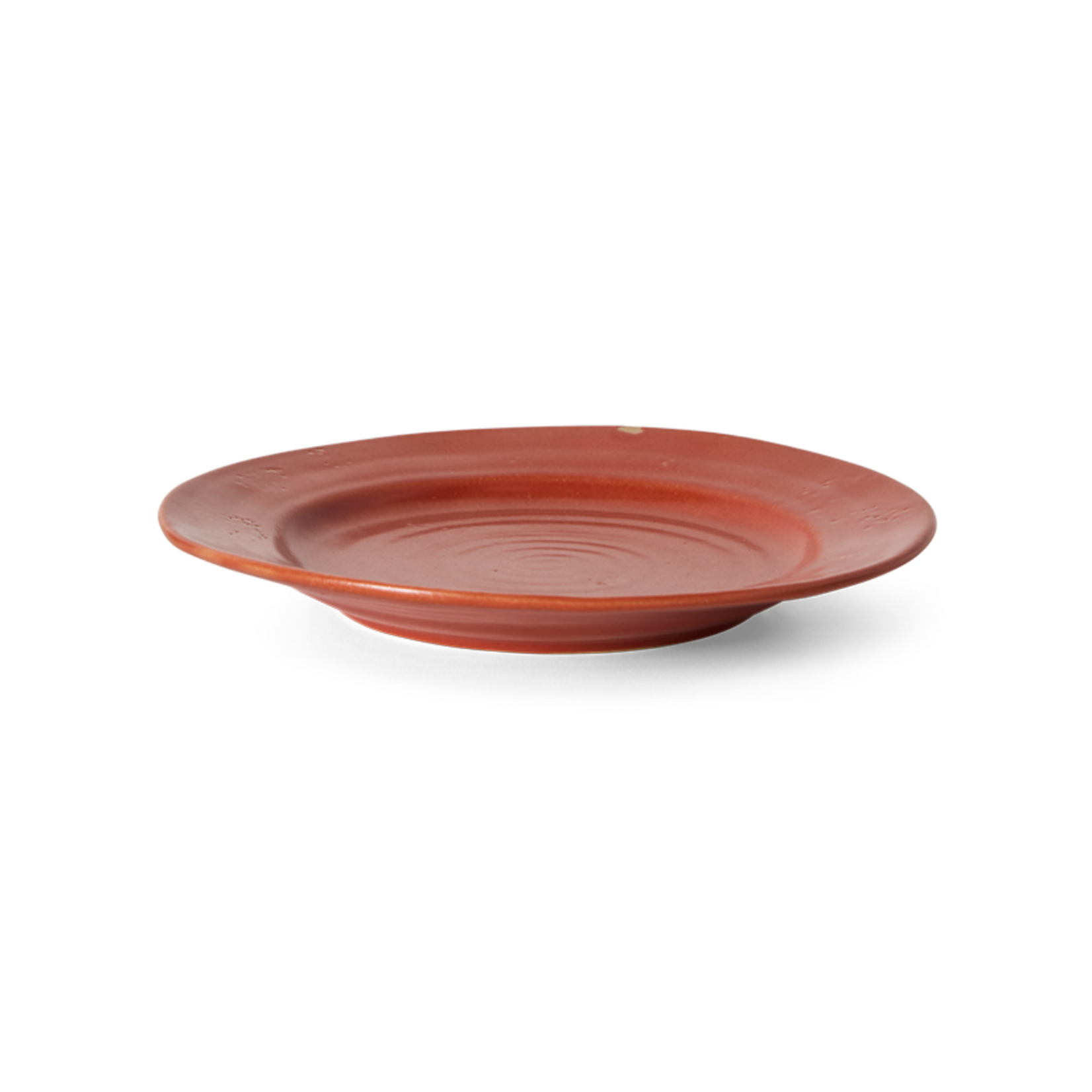 HKLIVING HKLIVING  - Farmerstyle dessert bord rood per stuk KFT0005