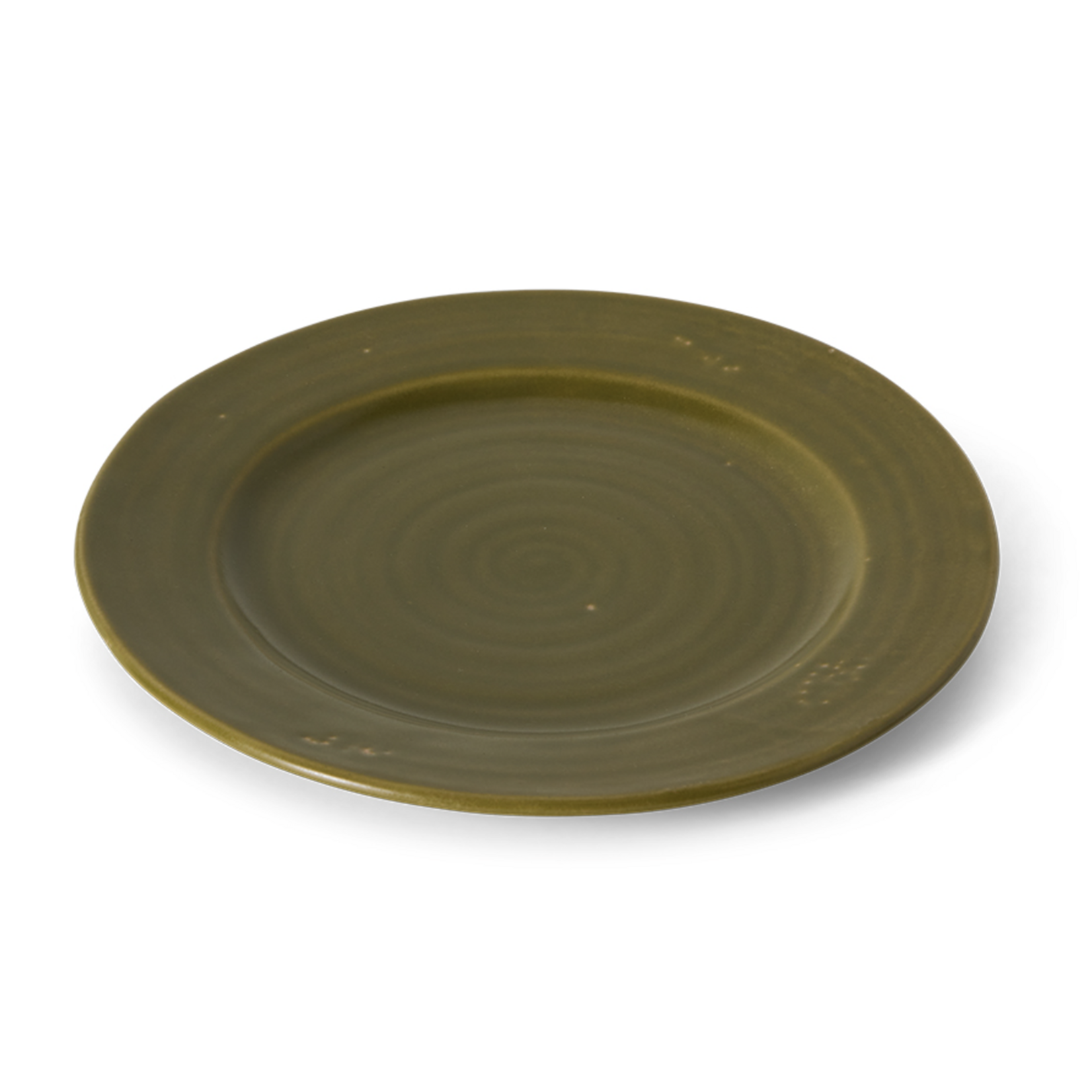 HKLIVING HKLIVING - Farmerstyle dinerbord Mos groen KFT0008 per/stuk