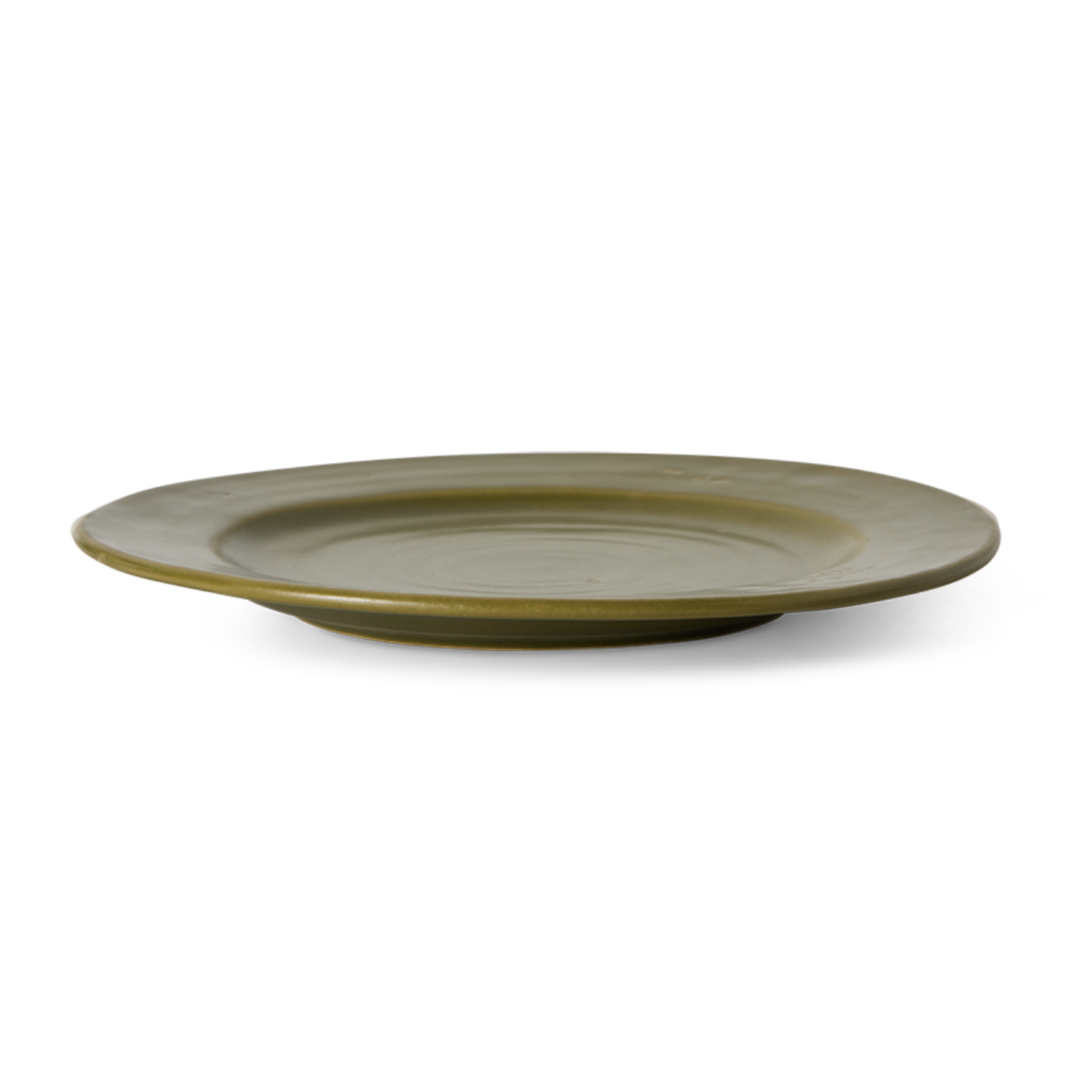 HKLIVING HKLIVING - Farmerstyle dinerbord Mos groen KFT0008 per/stuk
