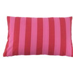 -- Kussen gestreept roze 40x60 cm