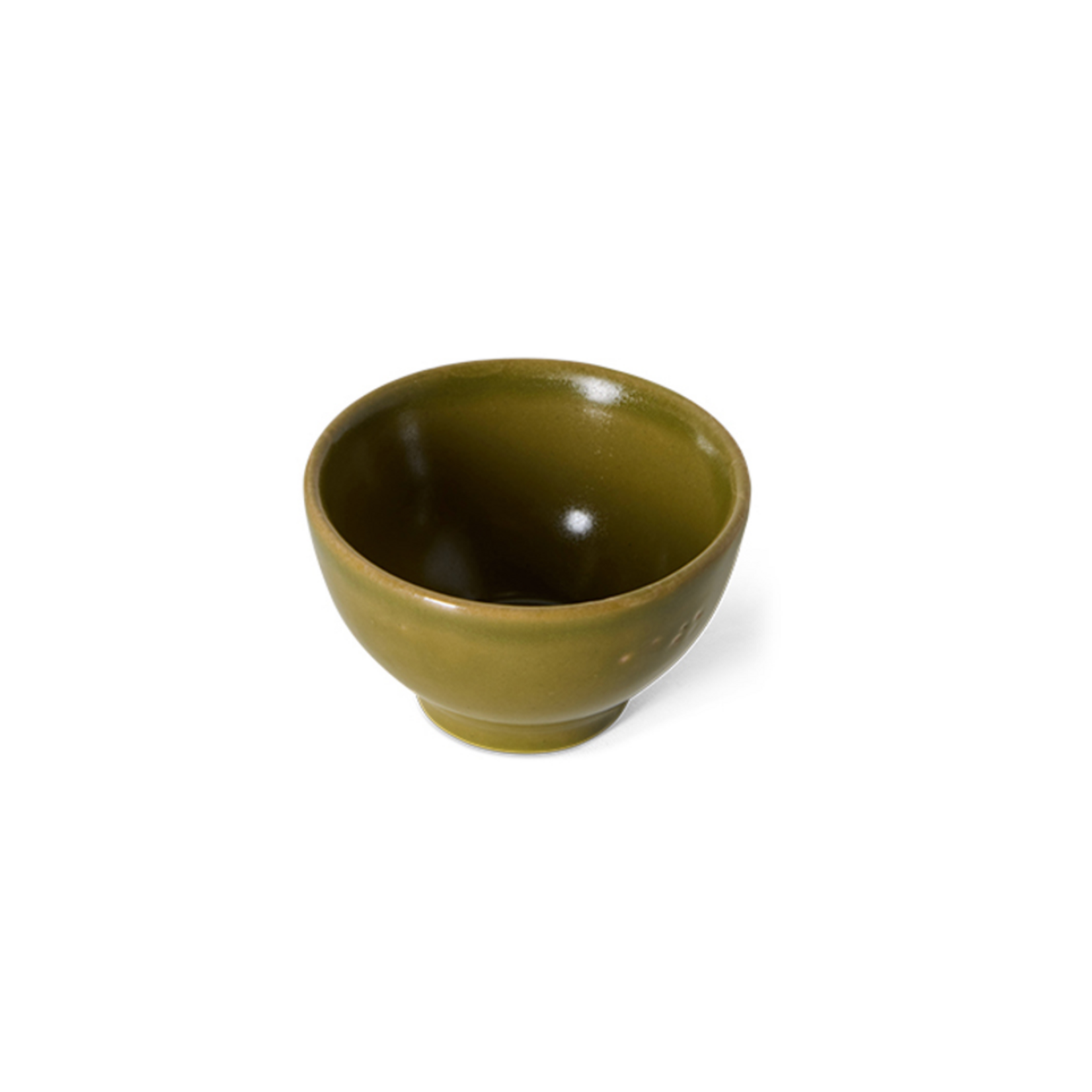 HKLIVING HKLIVING - Farmerstyle klein schaaltje  mosgroen  KFT0012 per stuk