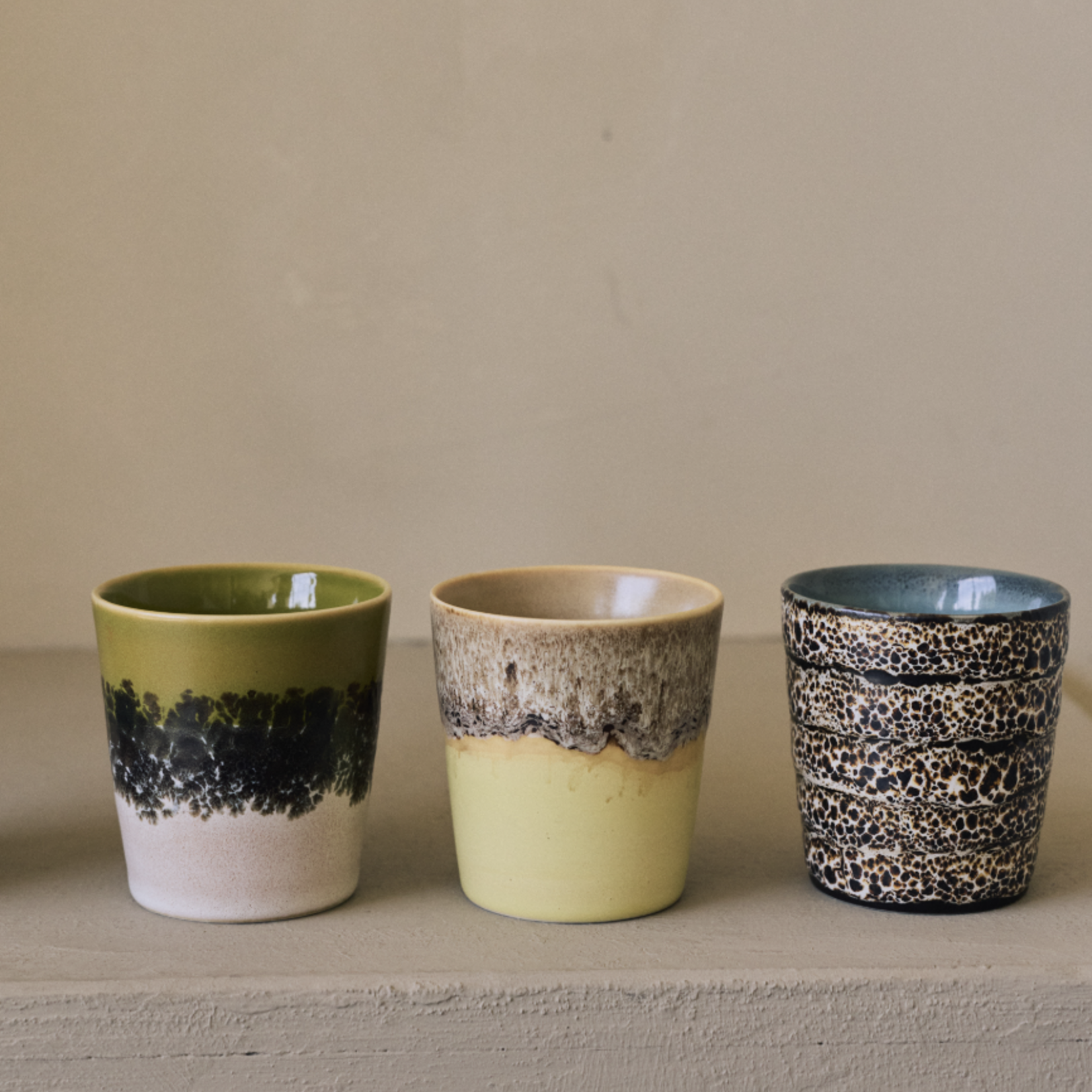 HKLIVING HKLIVING - 70's Ceramics Koffie mok brew KST0247