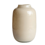 -- Vaas glas Artic S elite beige  Ø21 x H29 cm