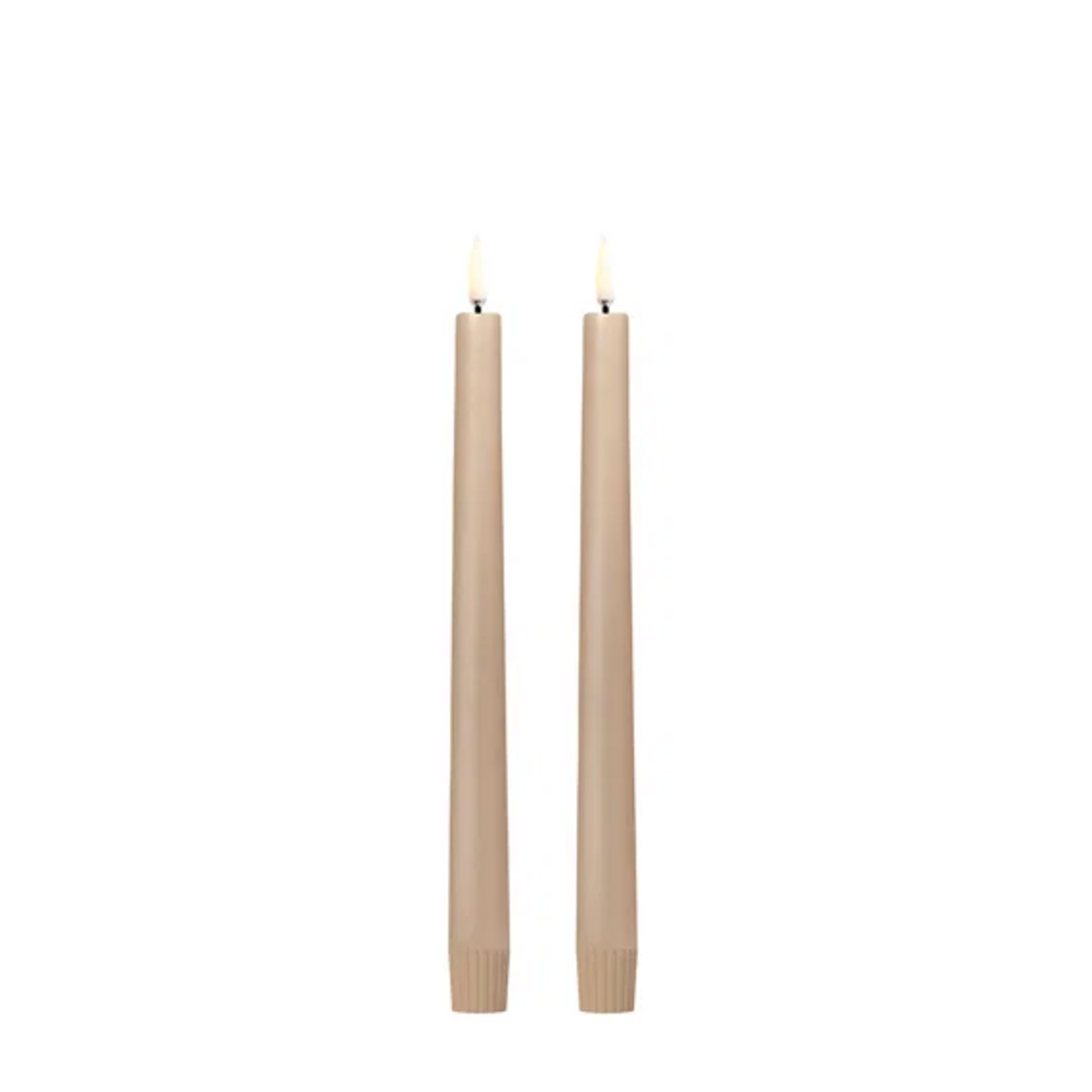 UYUNI UYUNI - LED Dinerkaars beige - 2,3 x25CM - Set van 2