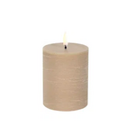 UYUNI UYUNI - Cillinderkaars LED Beige 7,8x10cm