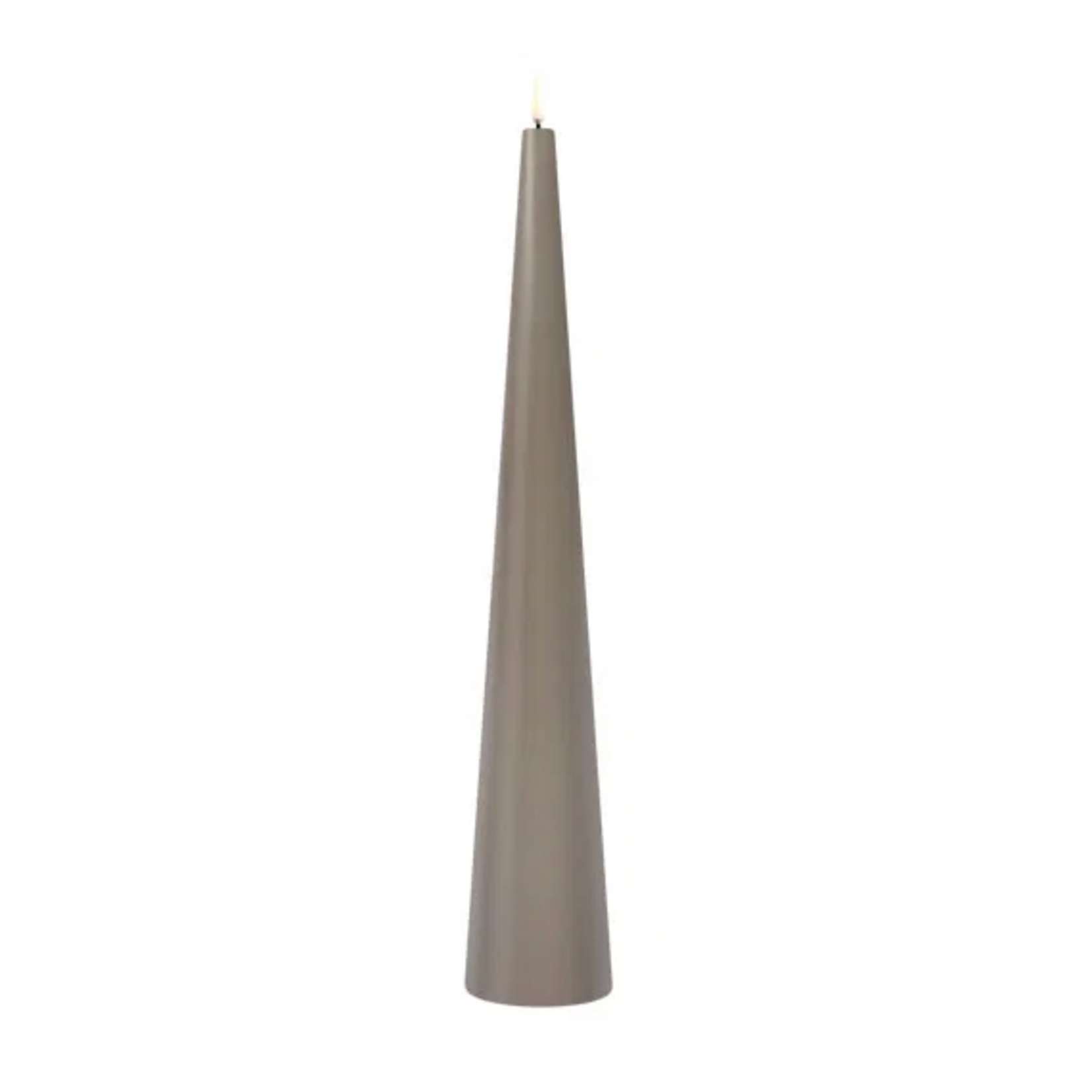 UYUNI UYUNI -  Kaars Led kegelvormig sandstone 8,3x50cm