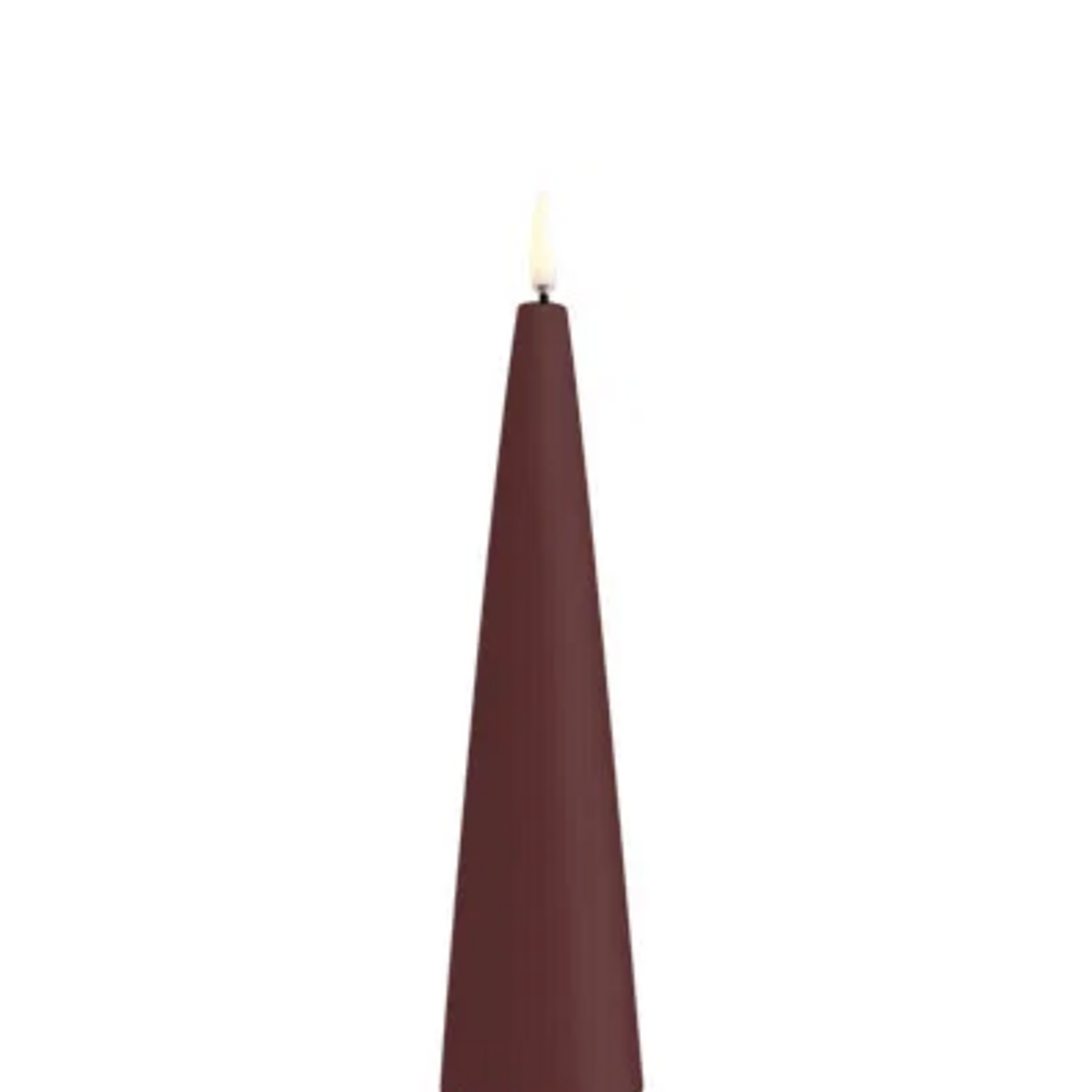 UYUNI UYUNI - Kaars Led kegelvormig wine red 5,8x21,5cm