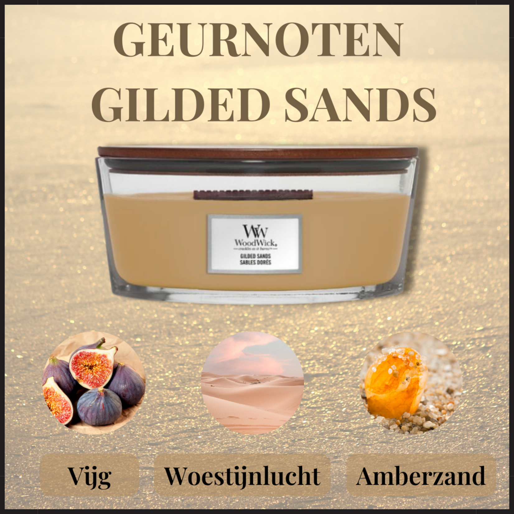 WOODWICK WOODWICK - Gilded sands