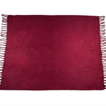 -- Plaid chrissy burgundy 130X170CM
