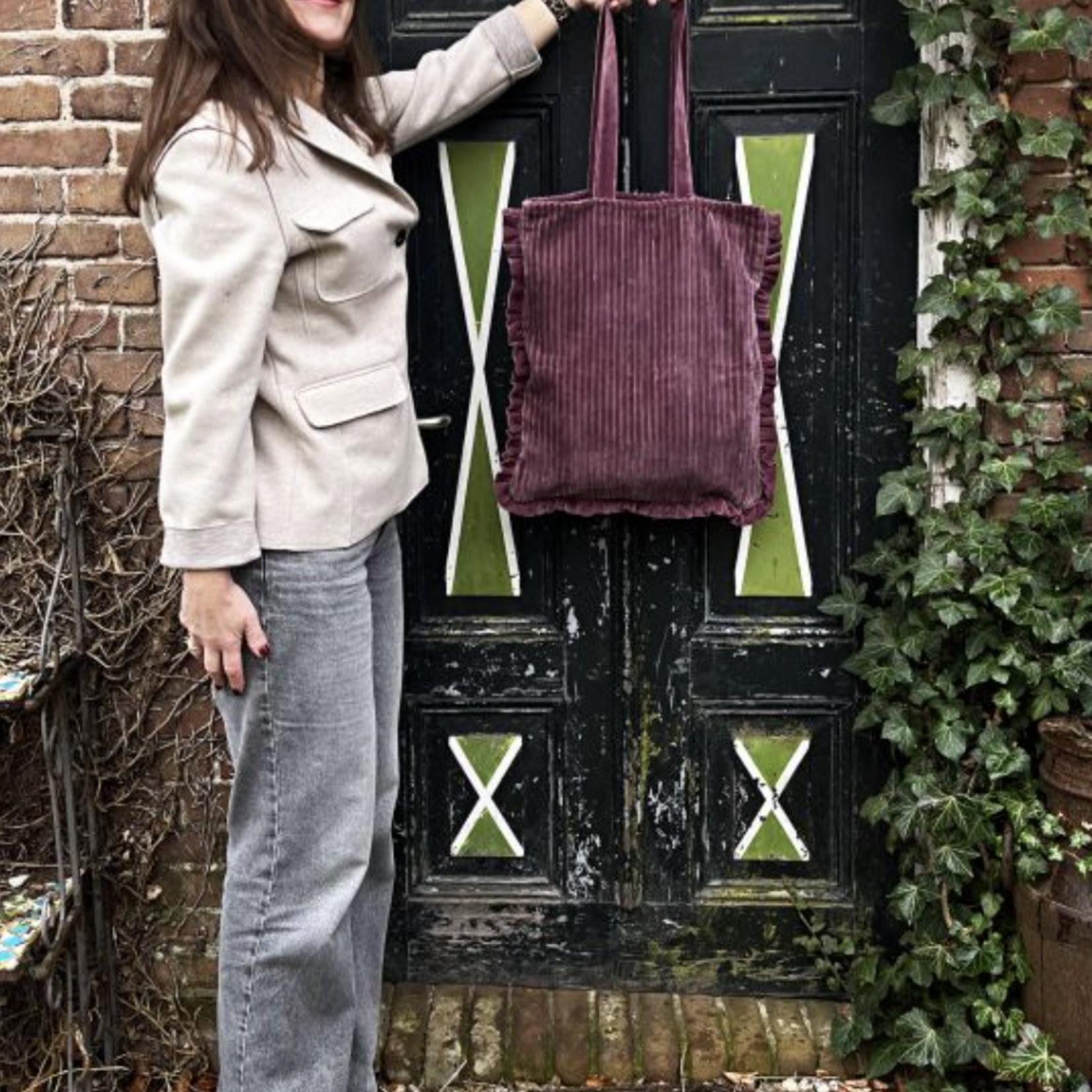 -- Shopper Viaggio paars