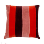 -- Kussen lala stripe burgundy 45x45cm
