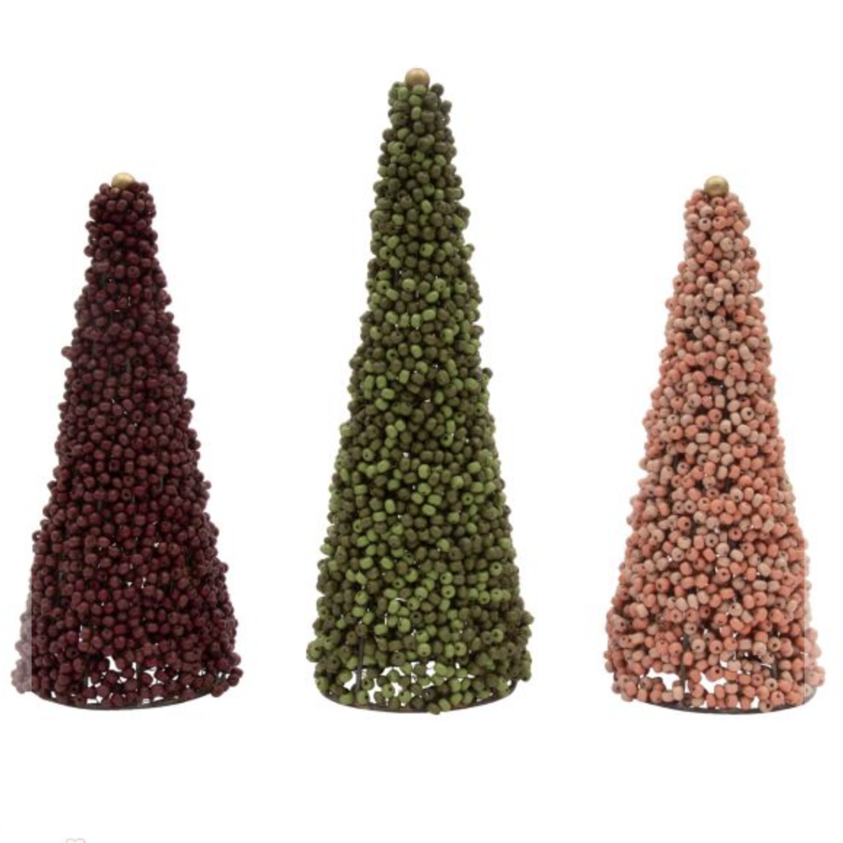 -- Christmas Tree houten kralen groen