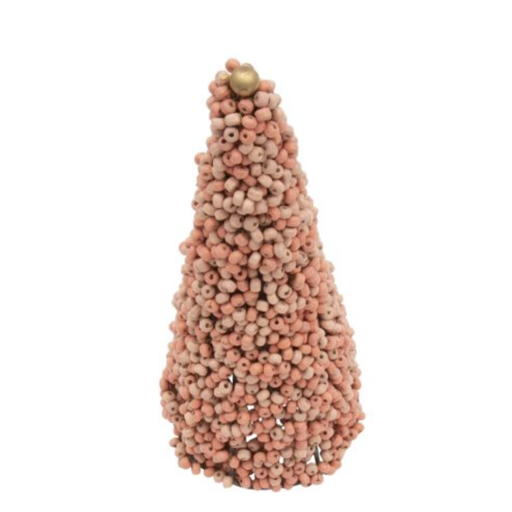 -- Christmas Tree houten kralen koraal